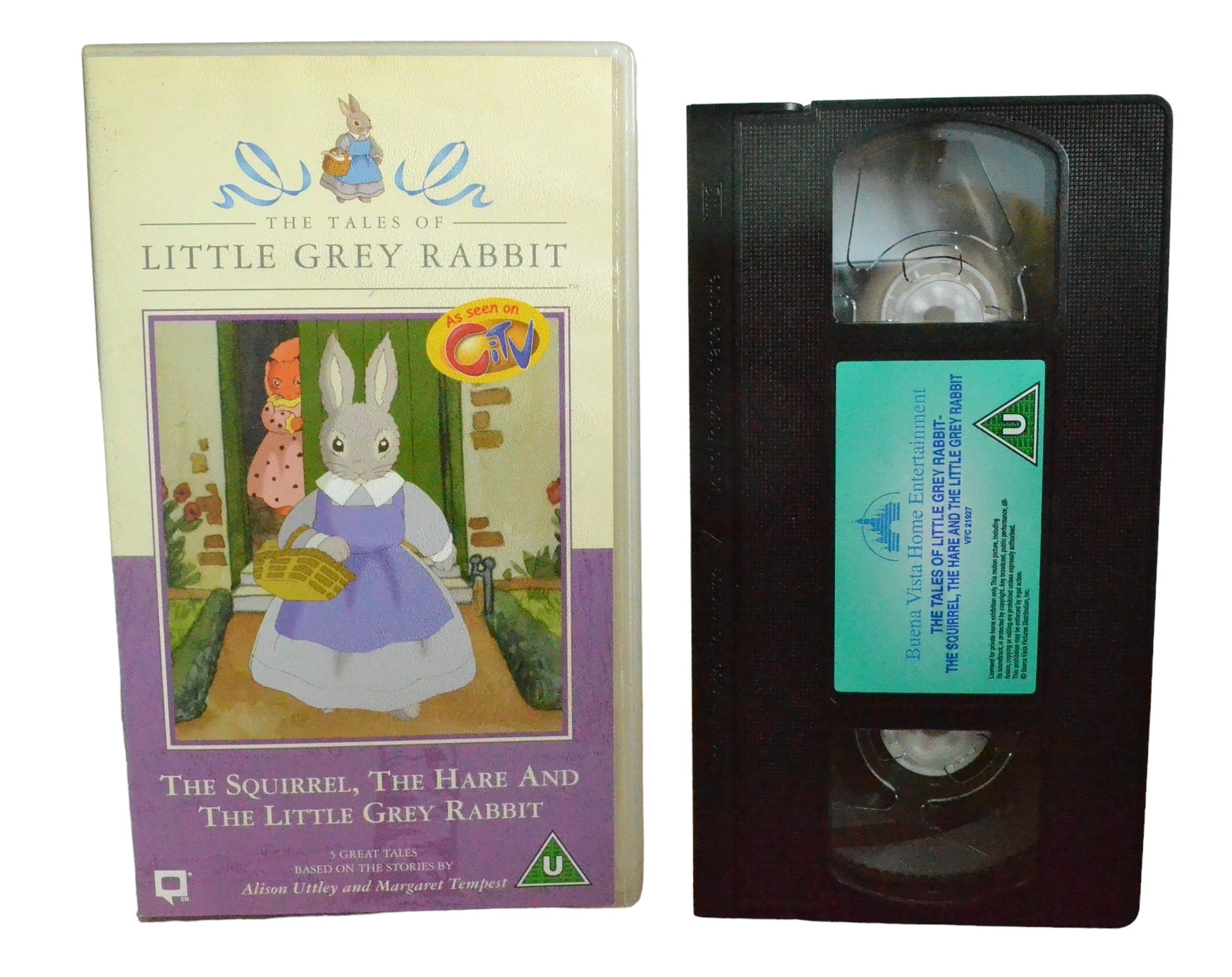 The Tales Of Little Grey Rabbit - The Squirrel, The Hare and The Little Grey Rabbit - Disney Home Video - D611260 - Children - Pal - VHS-