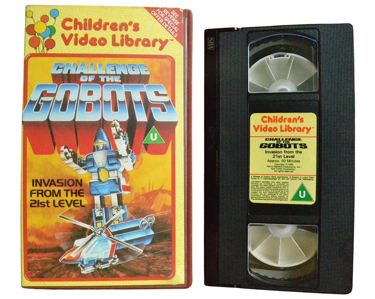 Children's Video Library: Challenge of the Gobots - Invasion from the 21st Level - Children’s - Pal VHS-