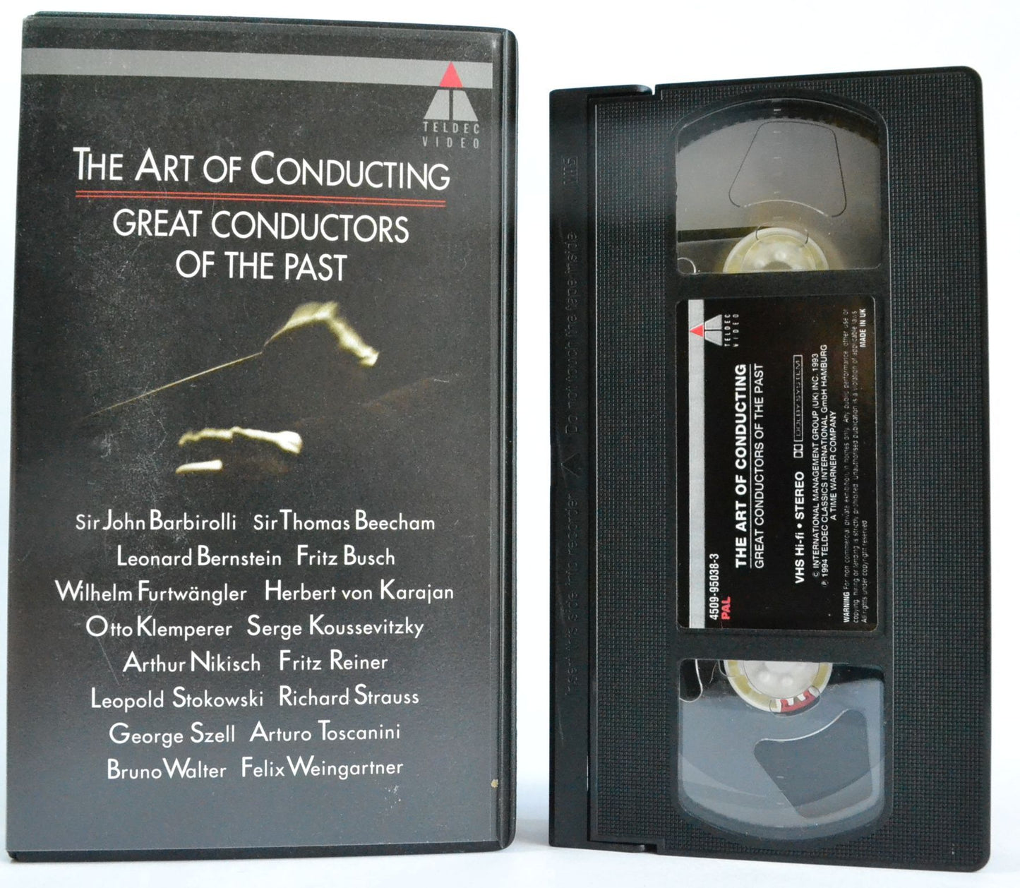 The Art Of Conducting: Great Conductors Of The Past - Sir John Barbirolli - Music VHS-