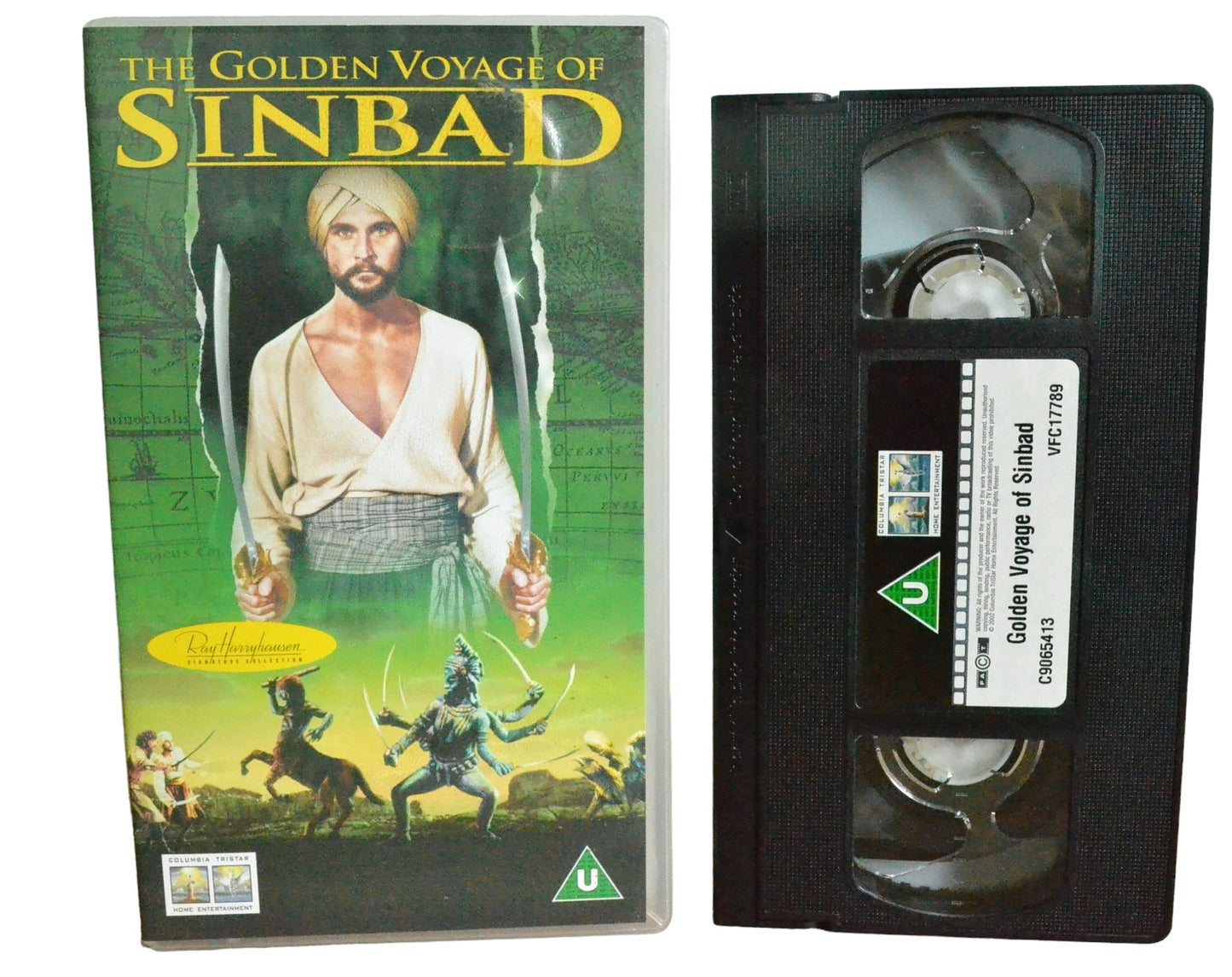 The Golden Voyage Of Sinbad - John Phillip Law - Columbia Tristar Home Entertainment - C9065413 - Children - Pal - VHS-