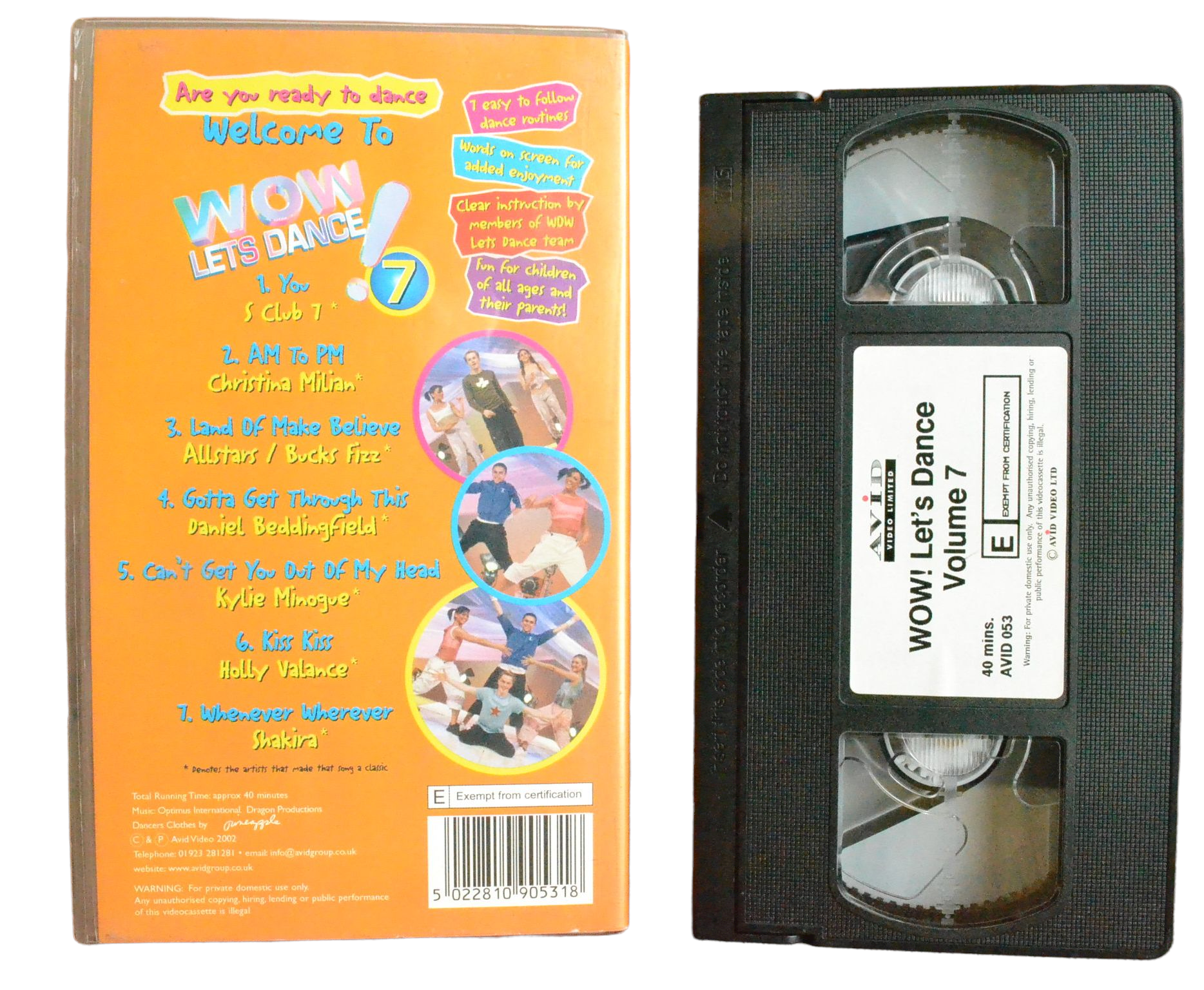 WOW Let's Dance! Volume 7 - AVID Video Limited - Music - Pal VHS-