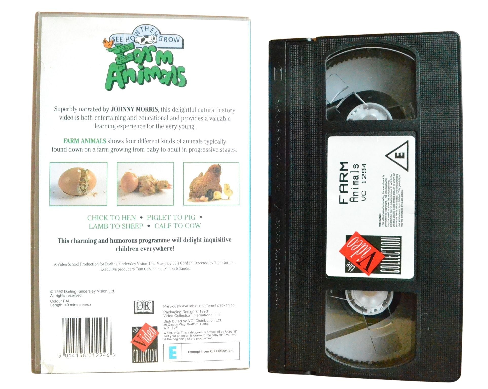 Farm Animals - Children’s - Pal VHS-