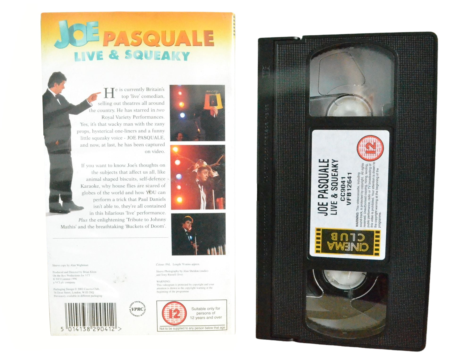Joe Pasquale Live & Squeaky - Joe Pasquale - Cinema Club - Vintage 