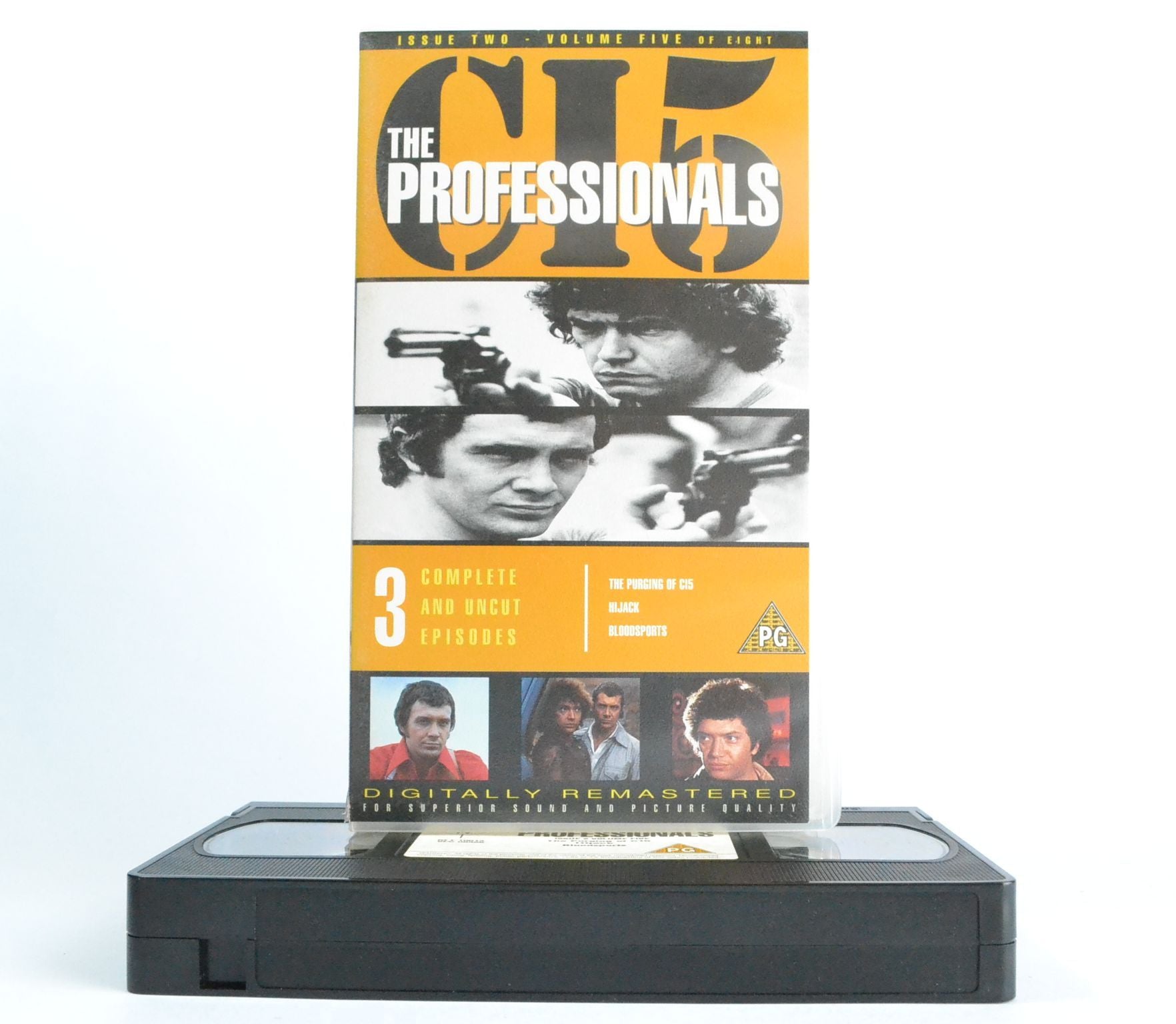 The Professionals: Uncut - The Purging Of CI5 - Hijack - Bloodsports [1978 T.V.] VHS-