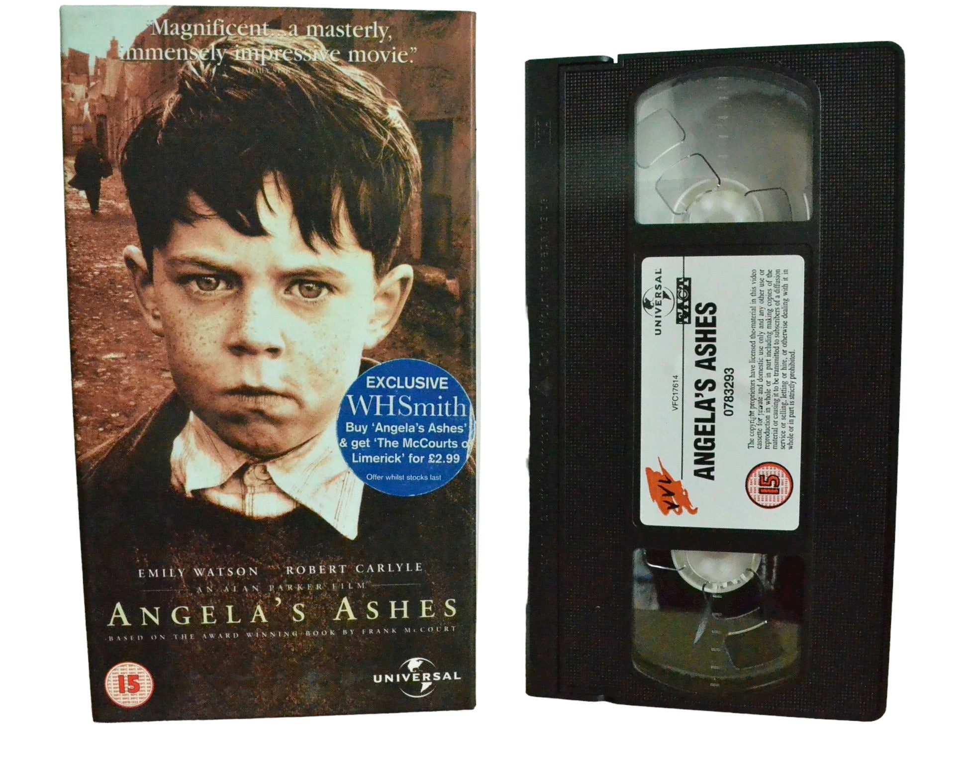 Angela's Ashes - Emily Watson - VVL - Carton Box - Pal VHS