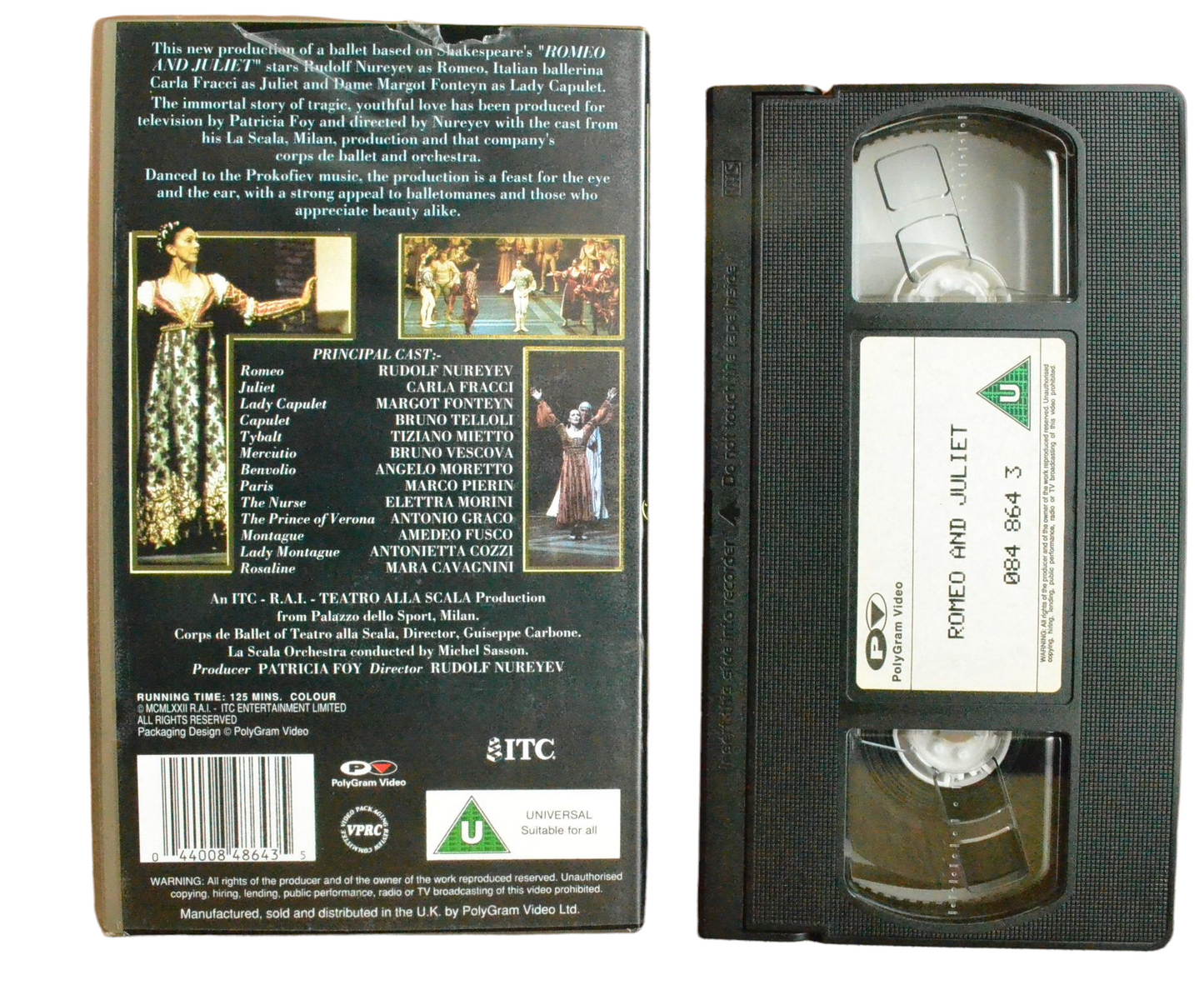 Romeo And Juliet - Rudolf Nureyev - PolyGram Video - Music - Pal VHS-