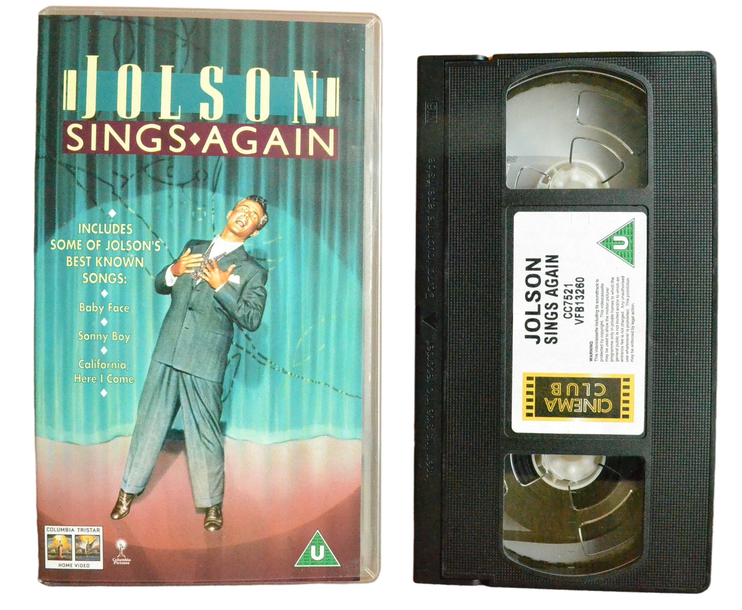 Jolson Sings Again - Larry Parks - Cinema Club - Music - Pal VHS-