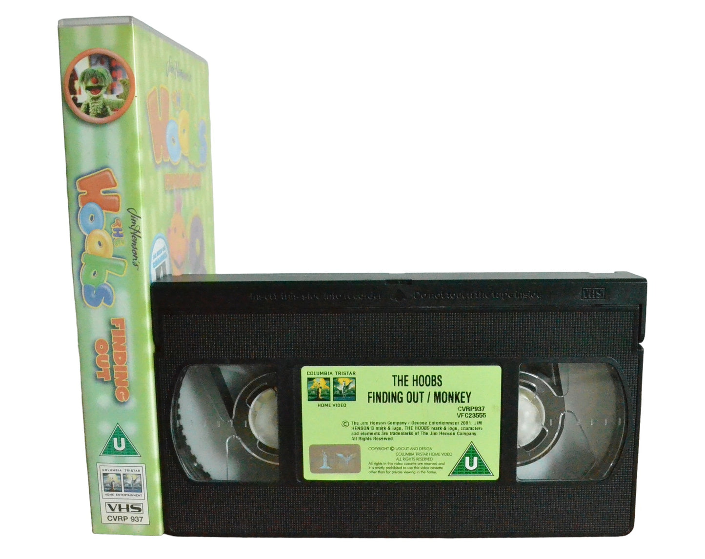 The Hoobs Finding Out / Monkey - Columbia Tristar Home Video - CVRP937 - Children - Pal - VHS-