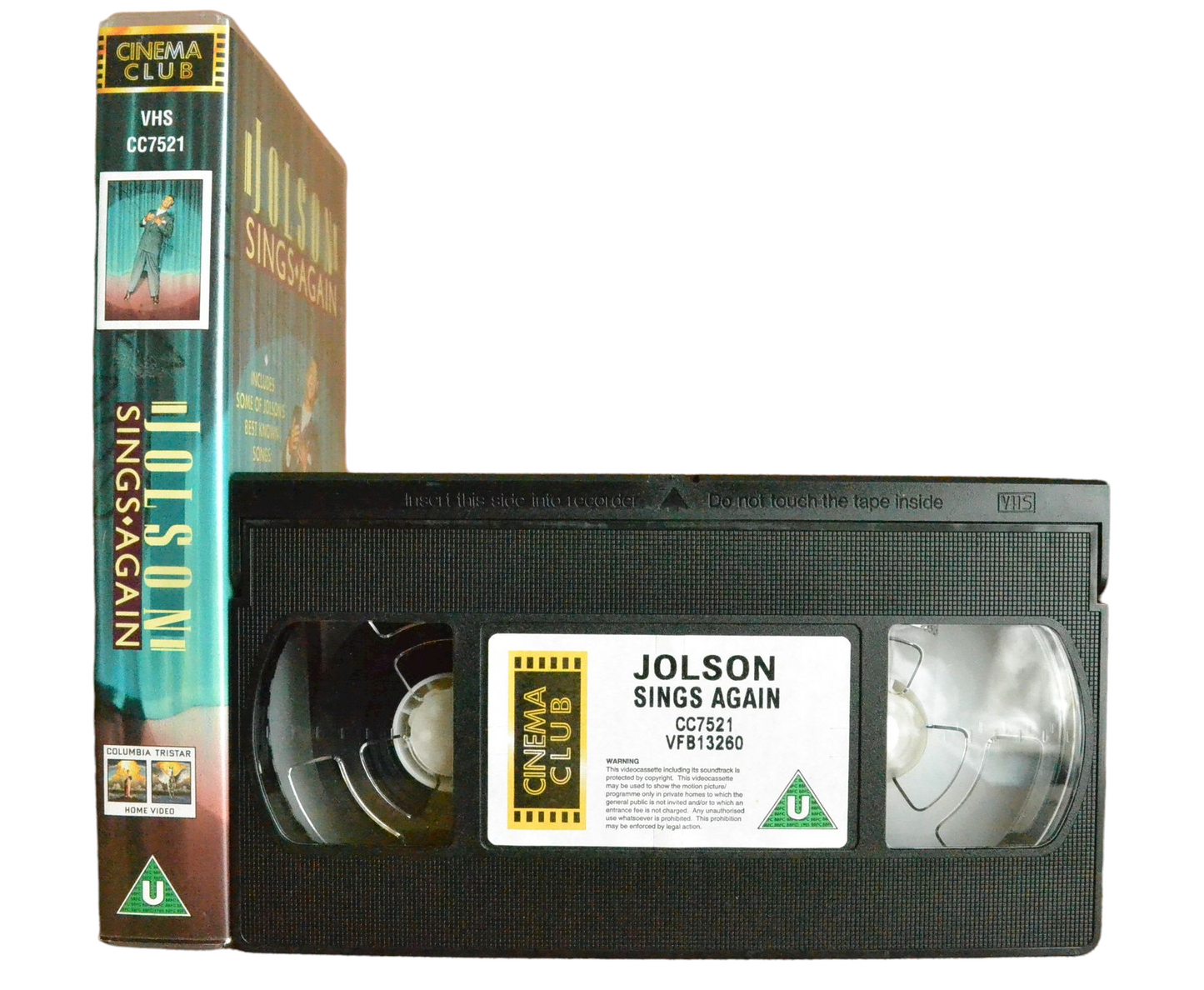 Jolson Sings Again - Larry Parks - Cinema Club - Music - Pal VHS-