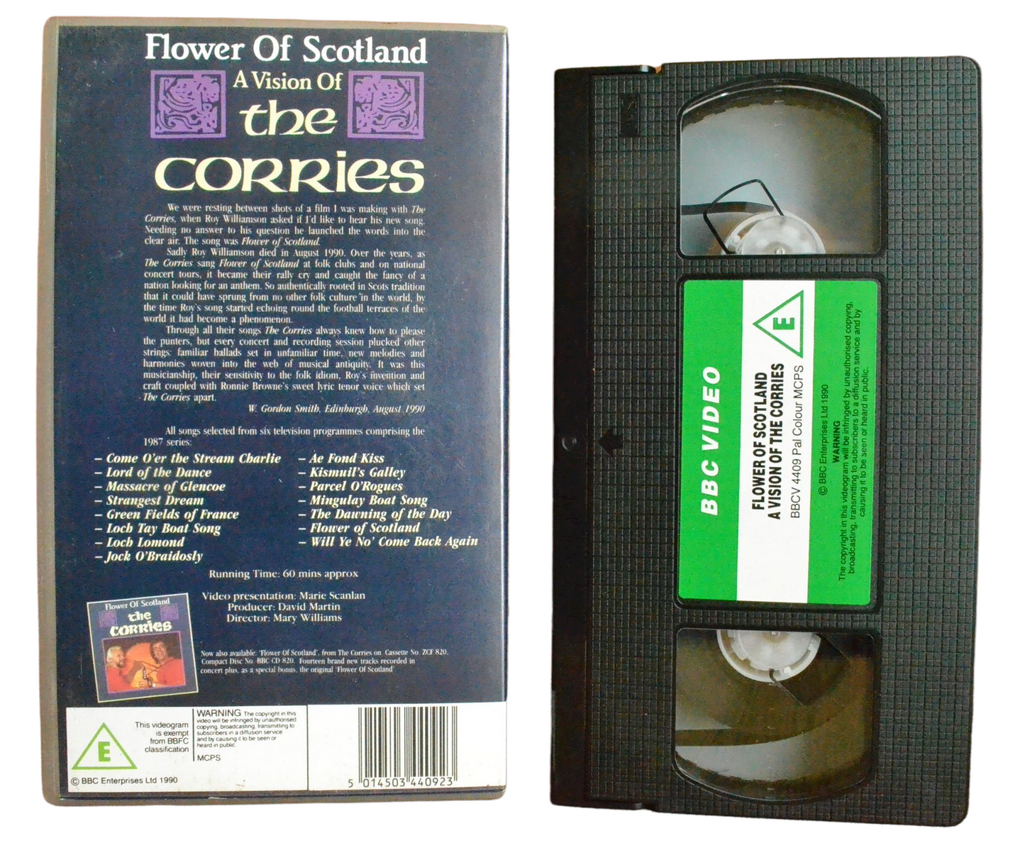 Flower Of Scotland: A Vision Of The Corries - BBC - Music - Pal VHS-