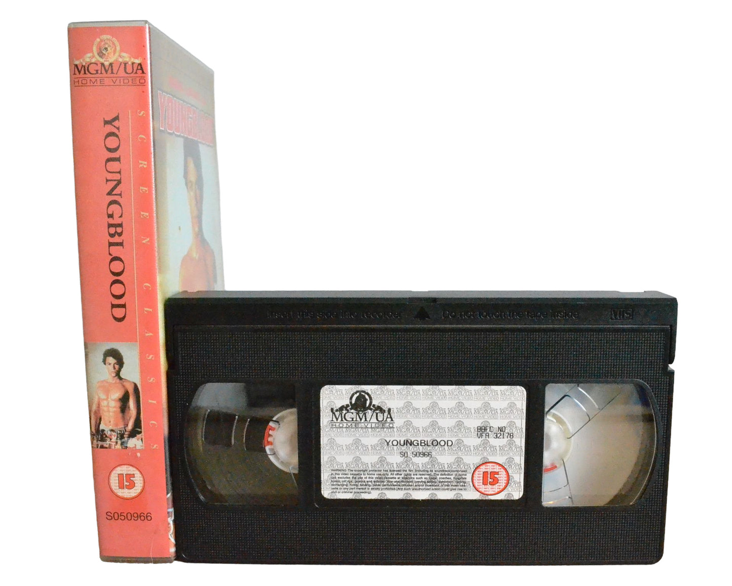 Young Blood - Rob Lowe - MGM/UA Home Video - SO50966 - Action - Pal - VHS-