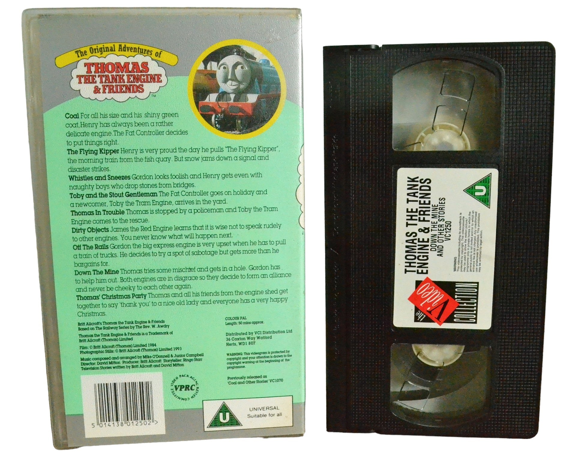 Thomas The Tank Engine & Friends : Down The Mine and Other Stories - The Video Collection - VC1250 - Children - Pal - VHS-