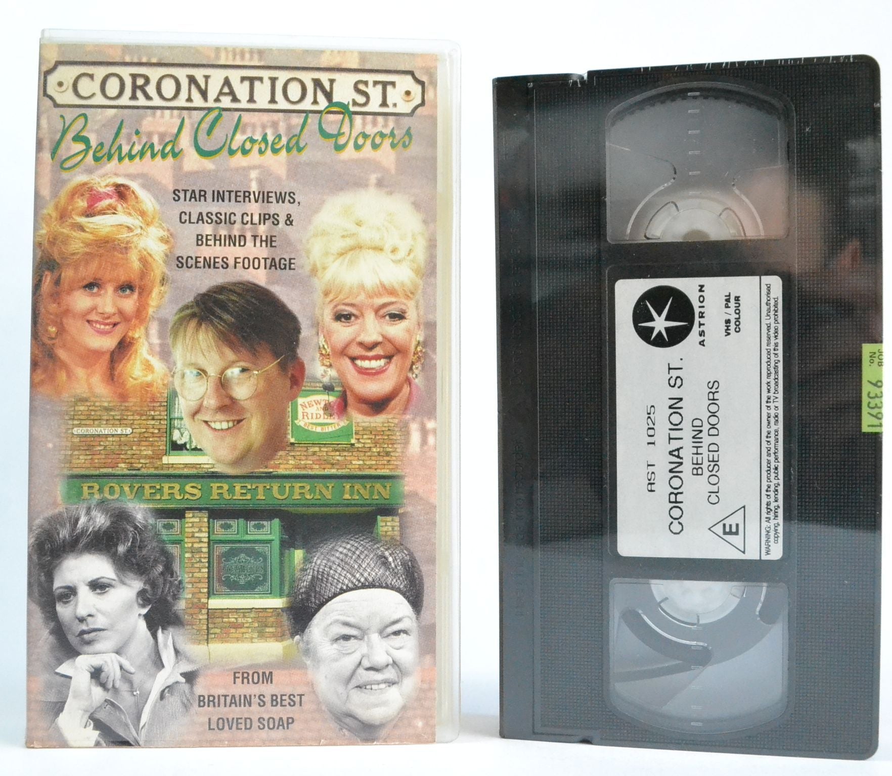 Coronation Street: Behind Closed Doors; (1995) Plus Archive Clips - T.Warren VHS-