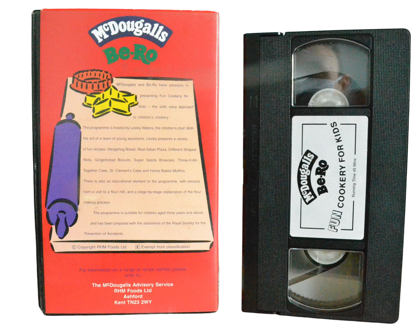 McDougalls Be-Ro - Hyde Park - RHM Foods - Children - Pal VHS-