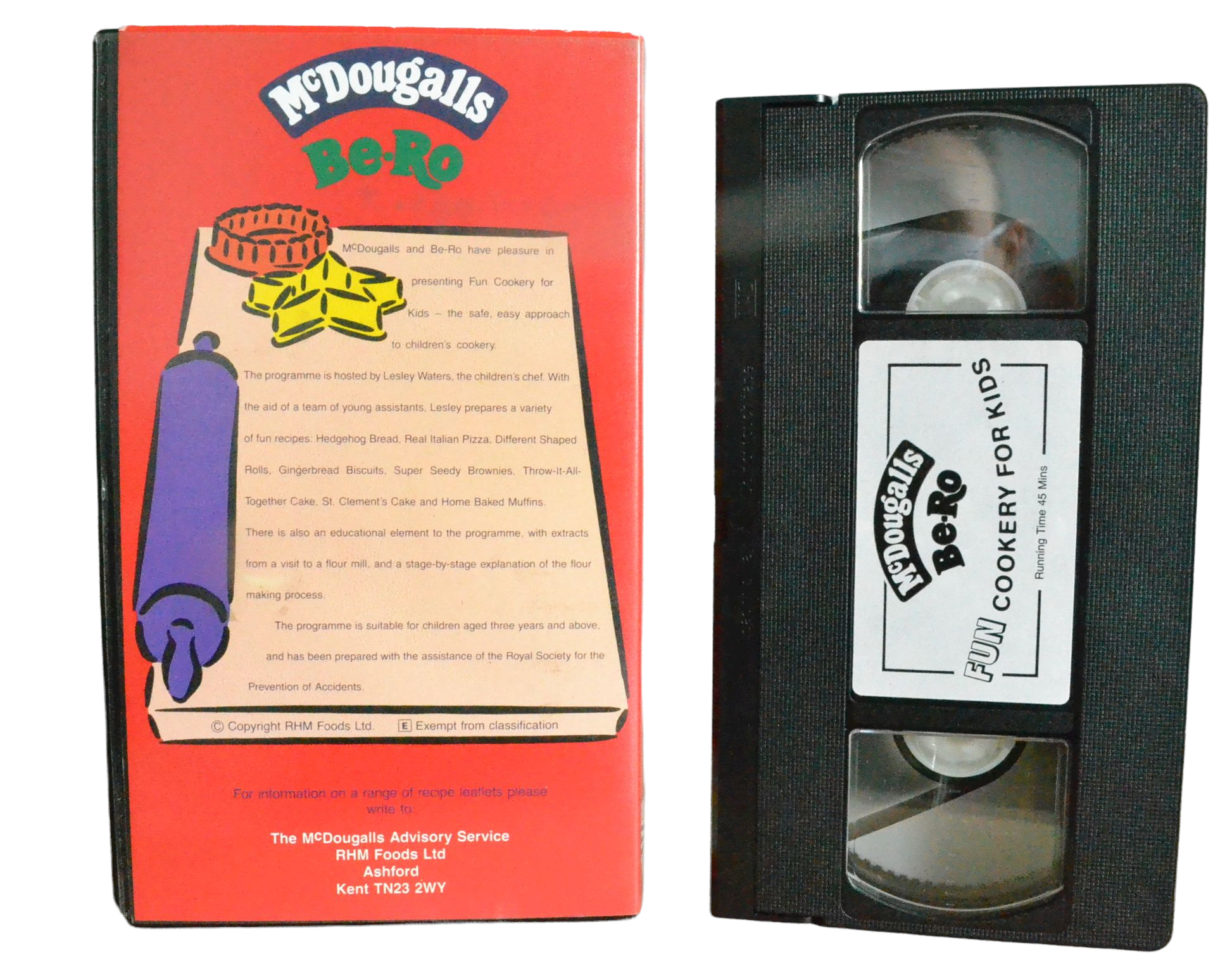 McDougalls Be-Ro - Hyde Park - RHM Foods - Children - Pal VHS-