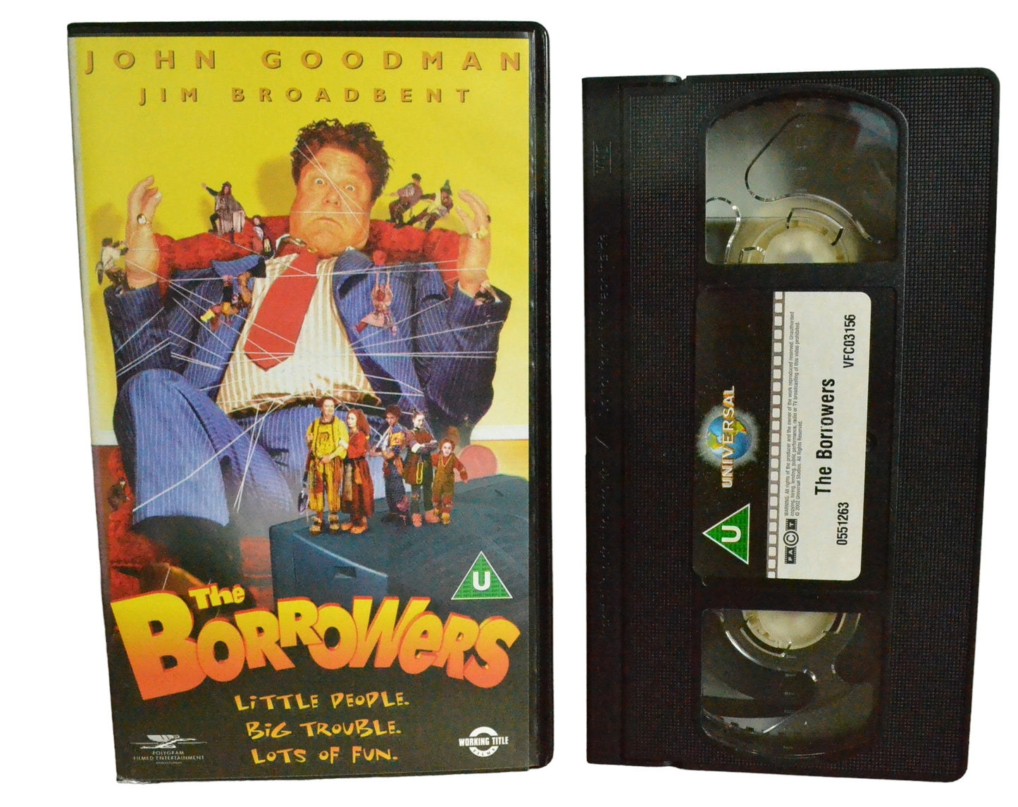 The Borrowers - John Goodman - Universal Pictures - 0551263 - Children - Pal - VHS-