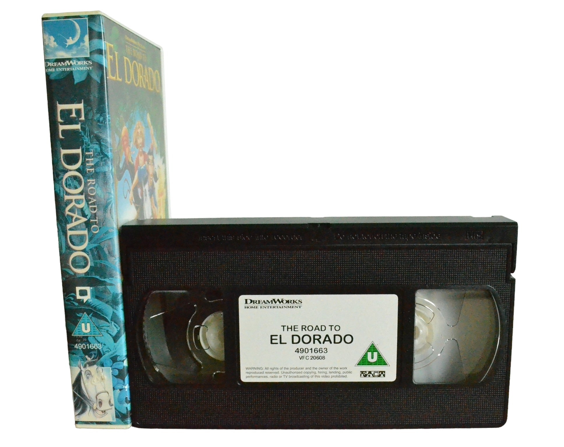 The Road To El Dorado - Dream Works Home Entertainment - 4901663 - Children - Pal - VHS-