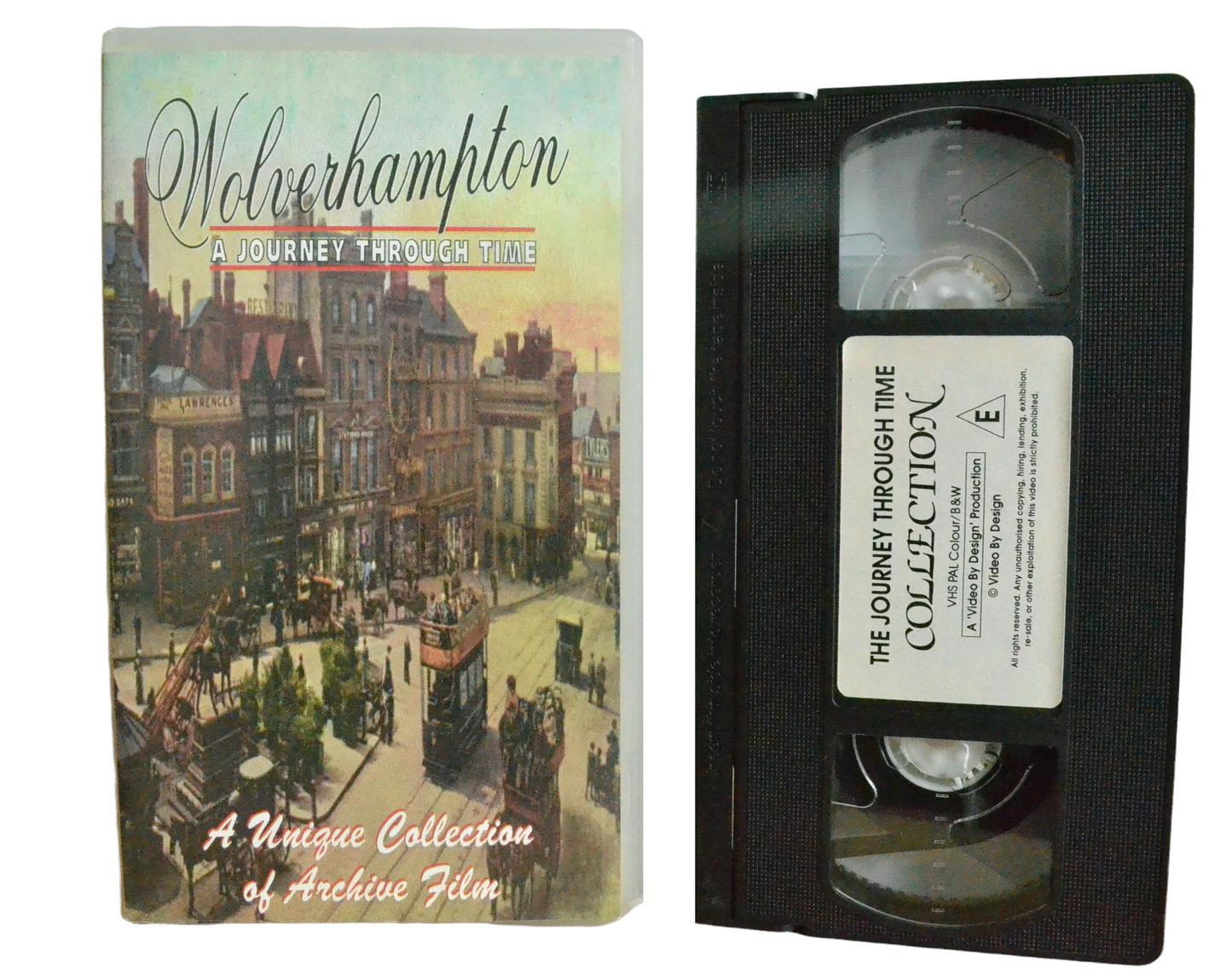 Wolverhampton-A Journey Through Time - Emma Thompson - Design - Vintage - Pal VHS-