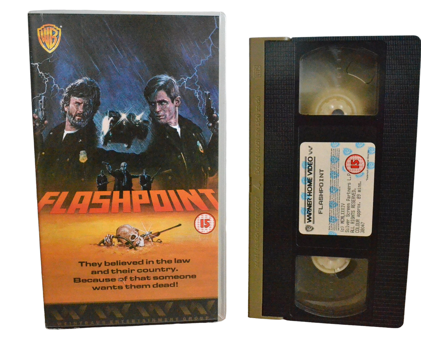 Flash Point - Kris Kristofferson - Warner Home Video - PES38047 - Action - Pal - VHS-