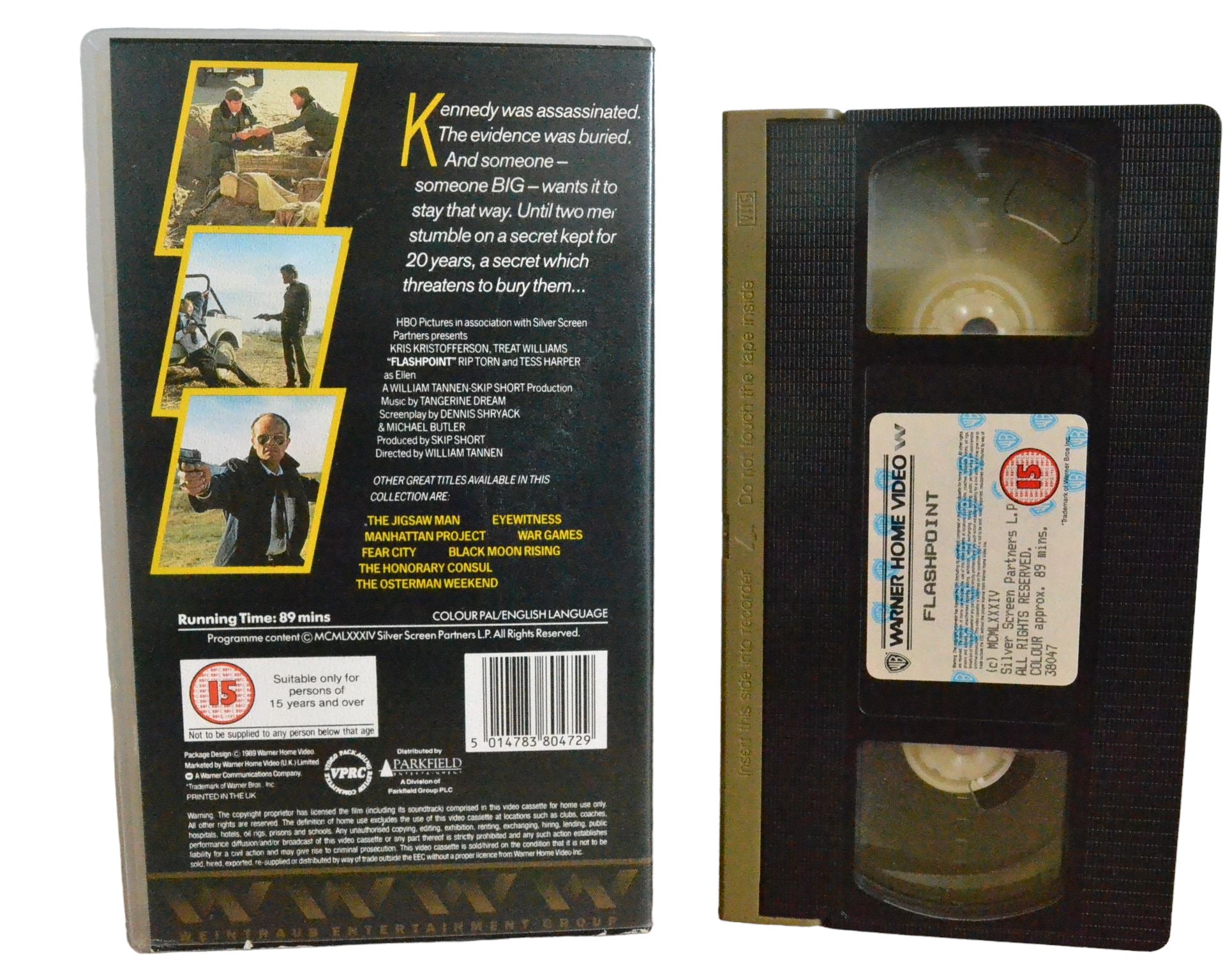 Flash Point - Kris Kristofferson - Warner Home Video - PES38047 - Action - Pal - VHS-