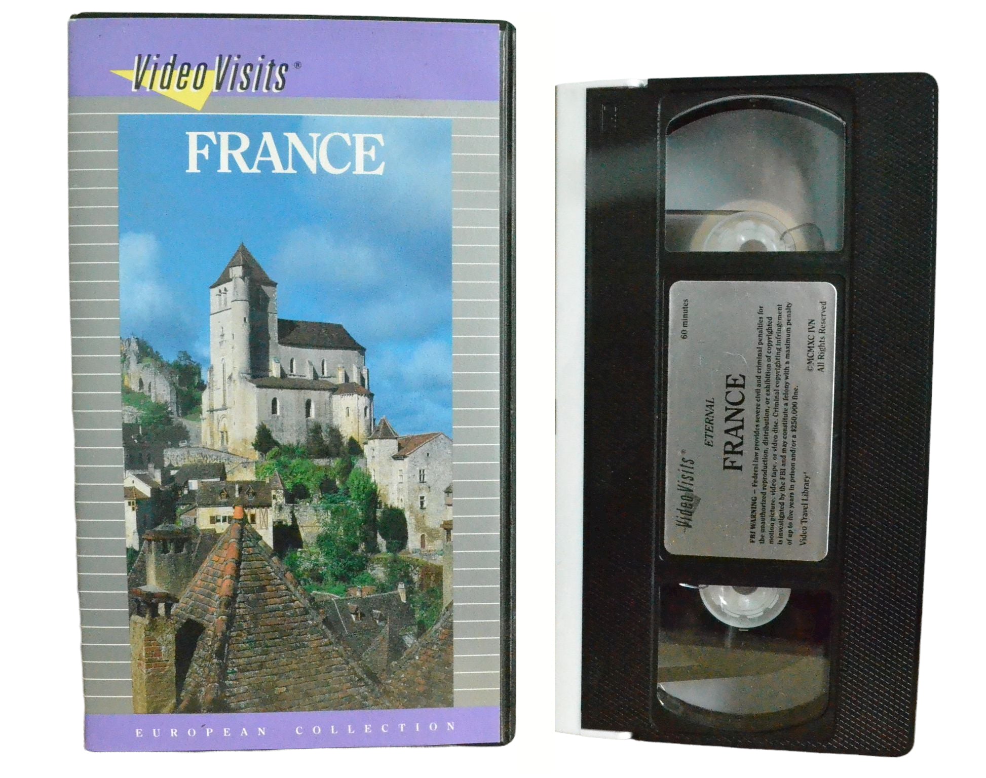 France - Video Visits - Vintage - Pal VHS-