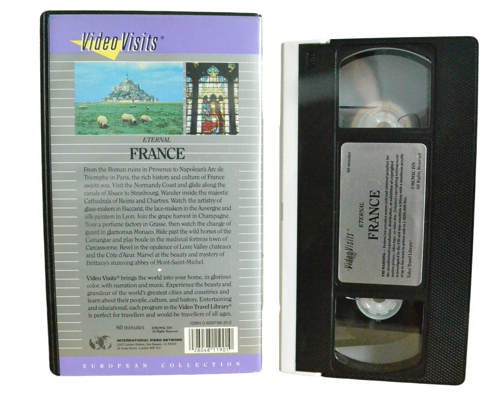 France - Video Visits - Vintage - Pal VHS-