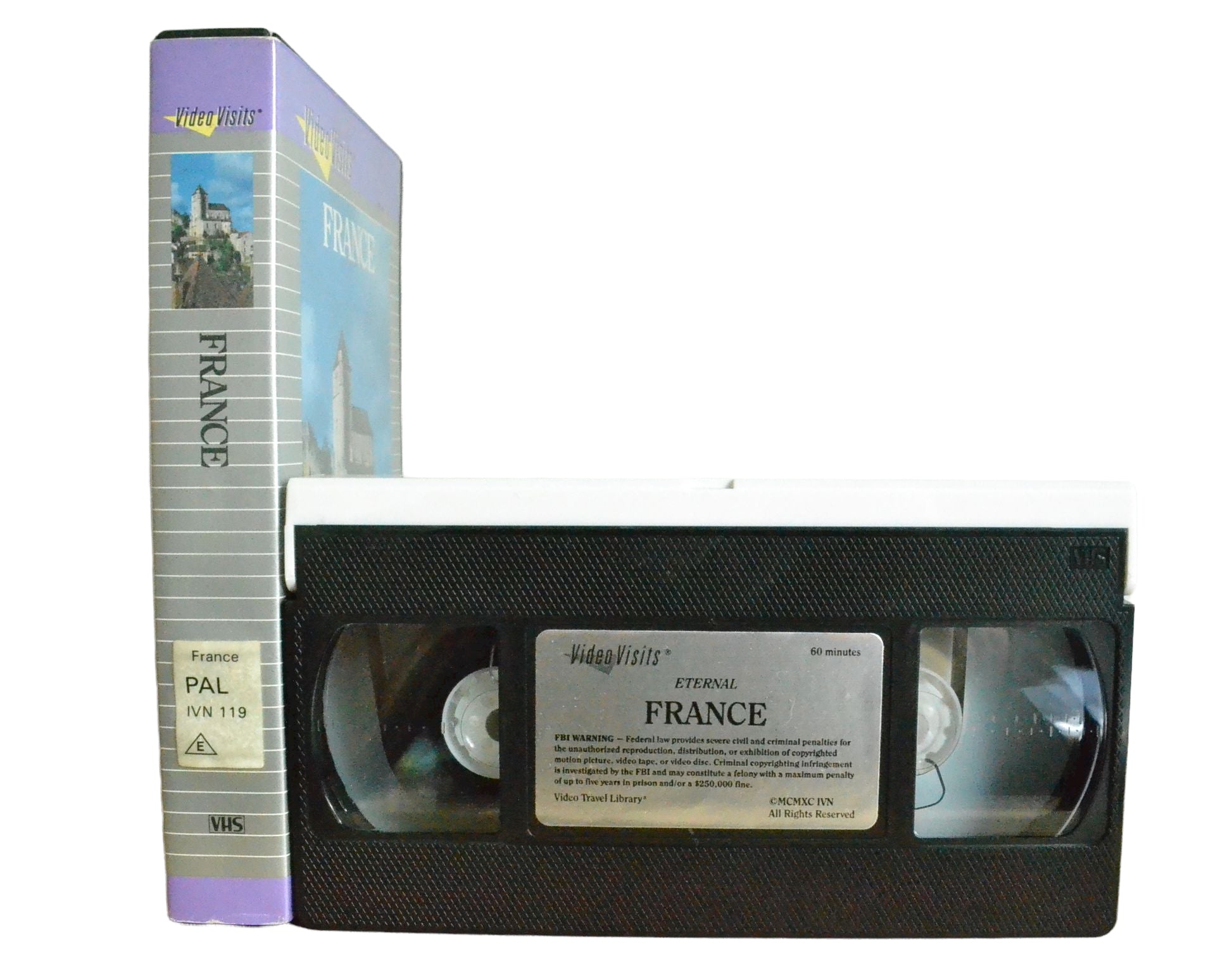 France - Video Visits - Vintage - Pal VHS-