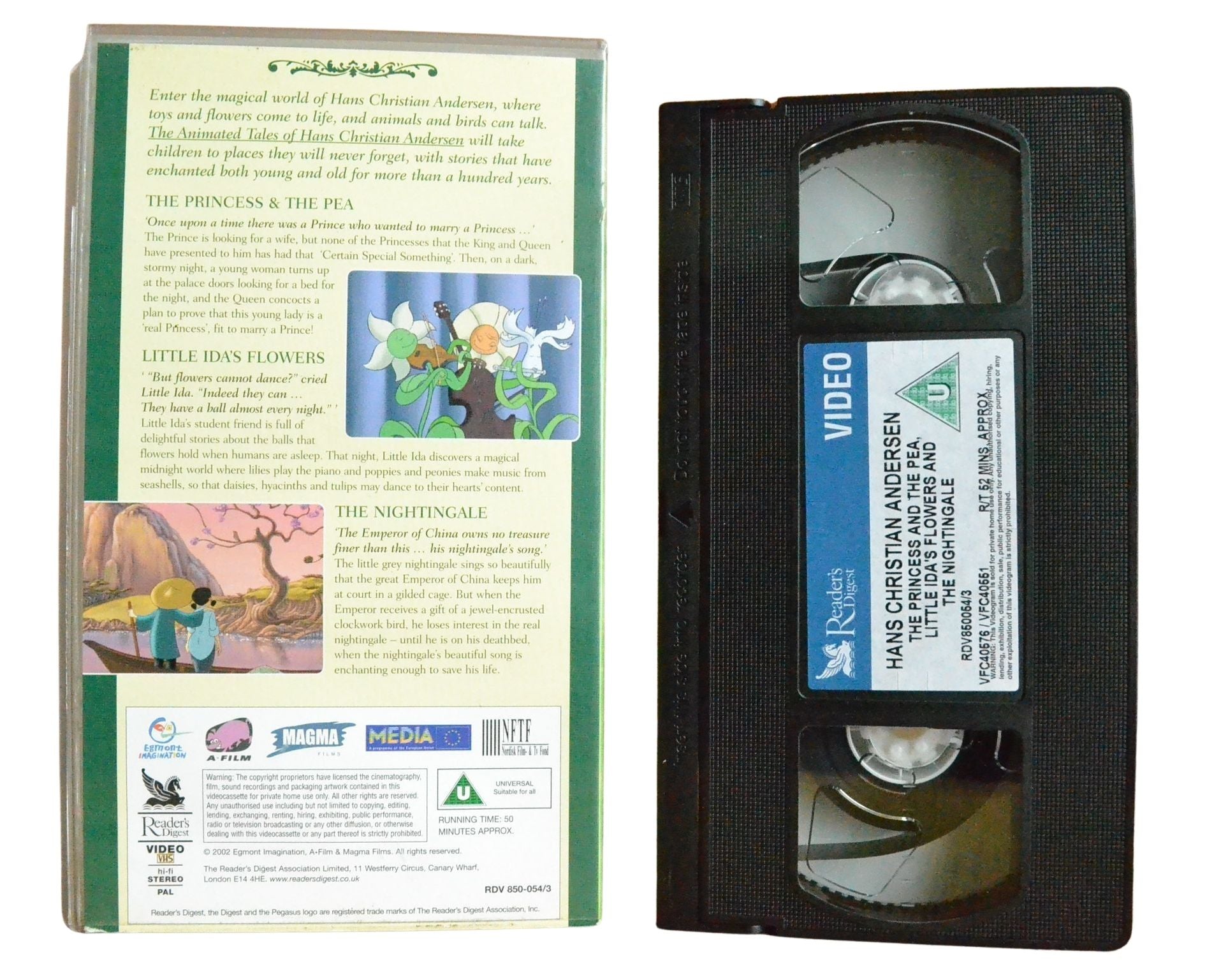 The Animated tales of Hans Christian Andersen - Children’s - Pal VHS-