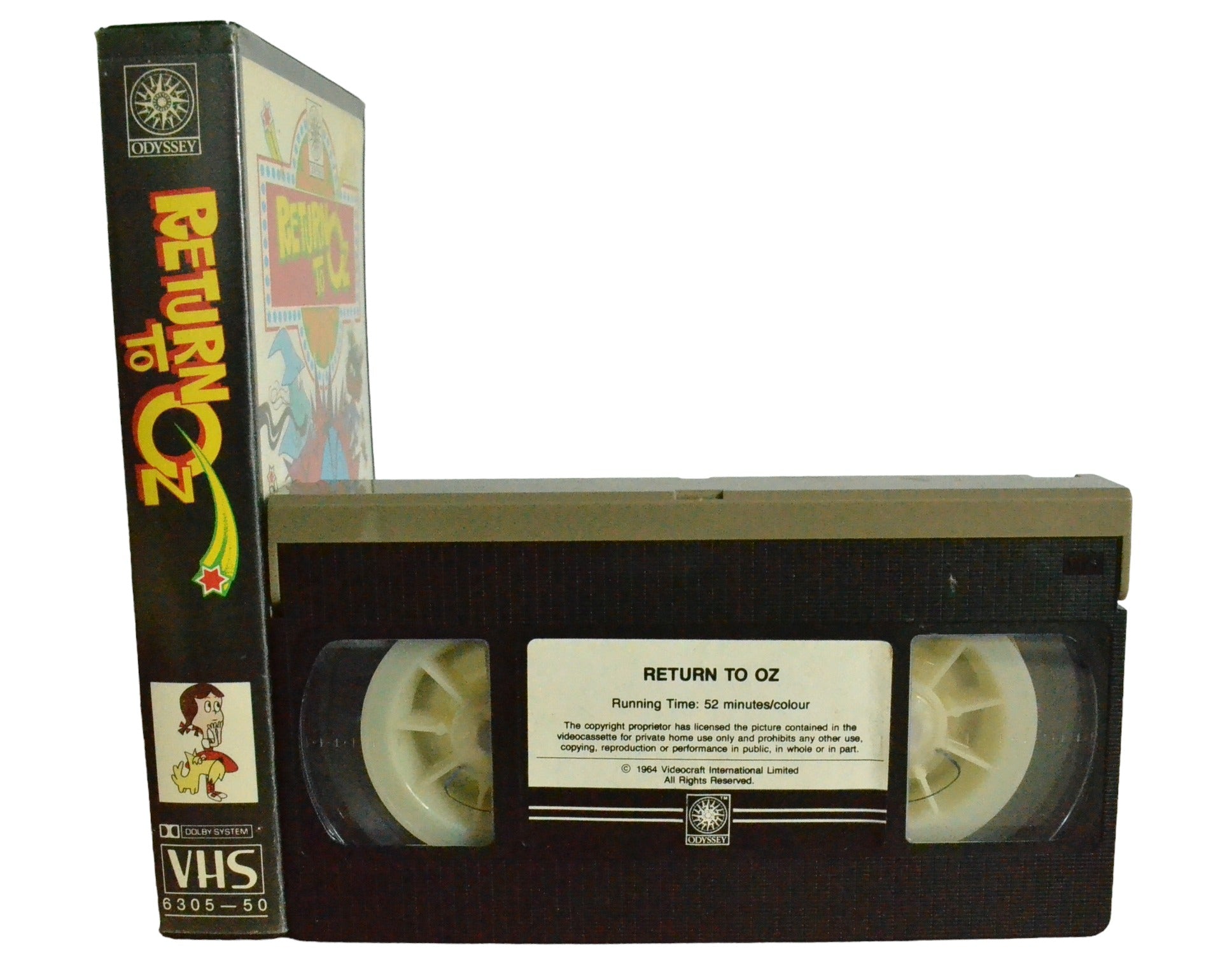 Return To Oz (A Magical Mystery Tour to The Land of Oz) - Odyssey - 6305-50 - Children - Pal - VHS-