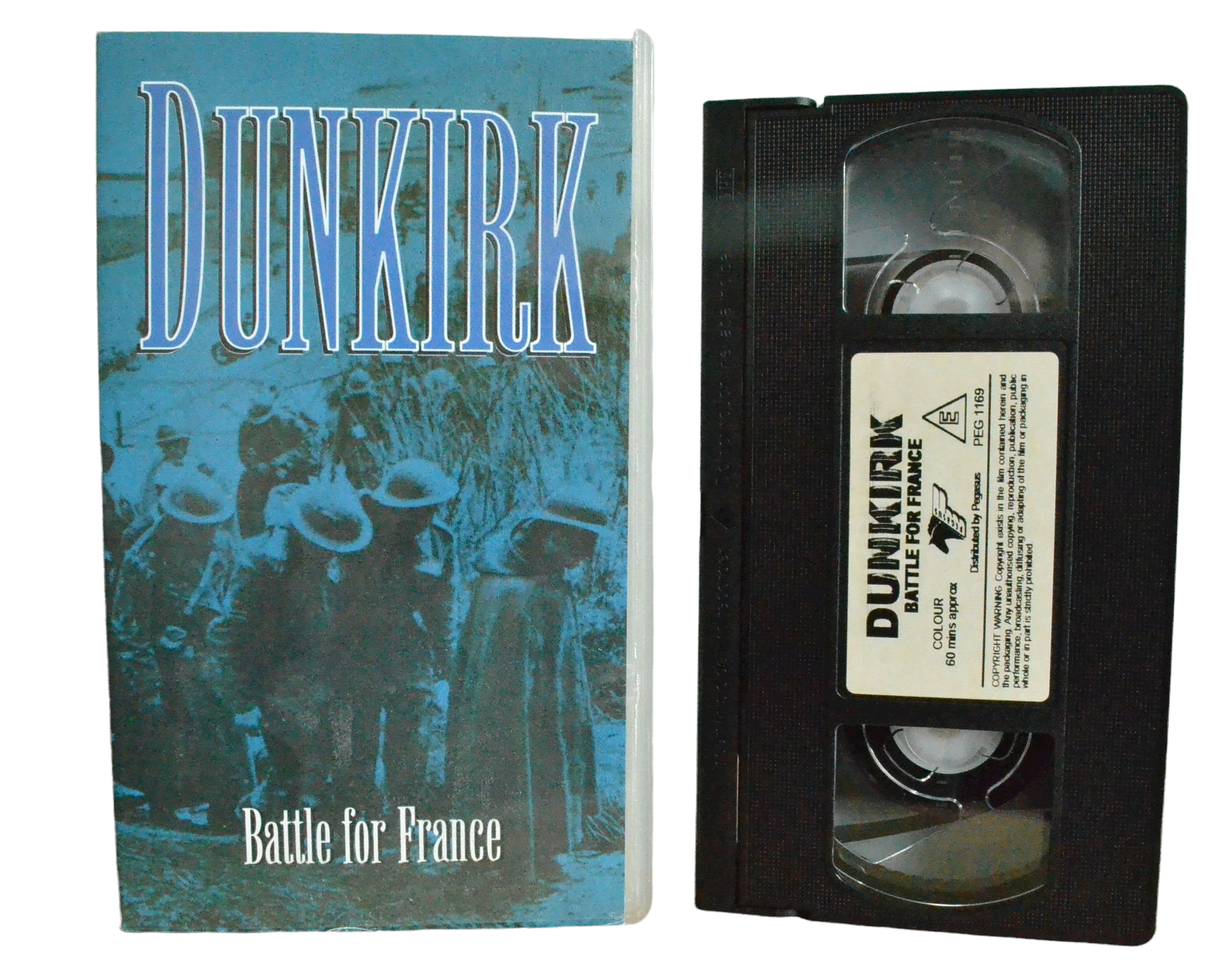 Dunkirk-Battle of France - 
Alasdair Simpson - Pegasus - Vintage - Pal VHS-