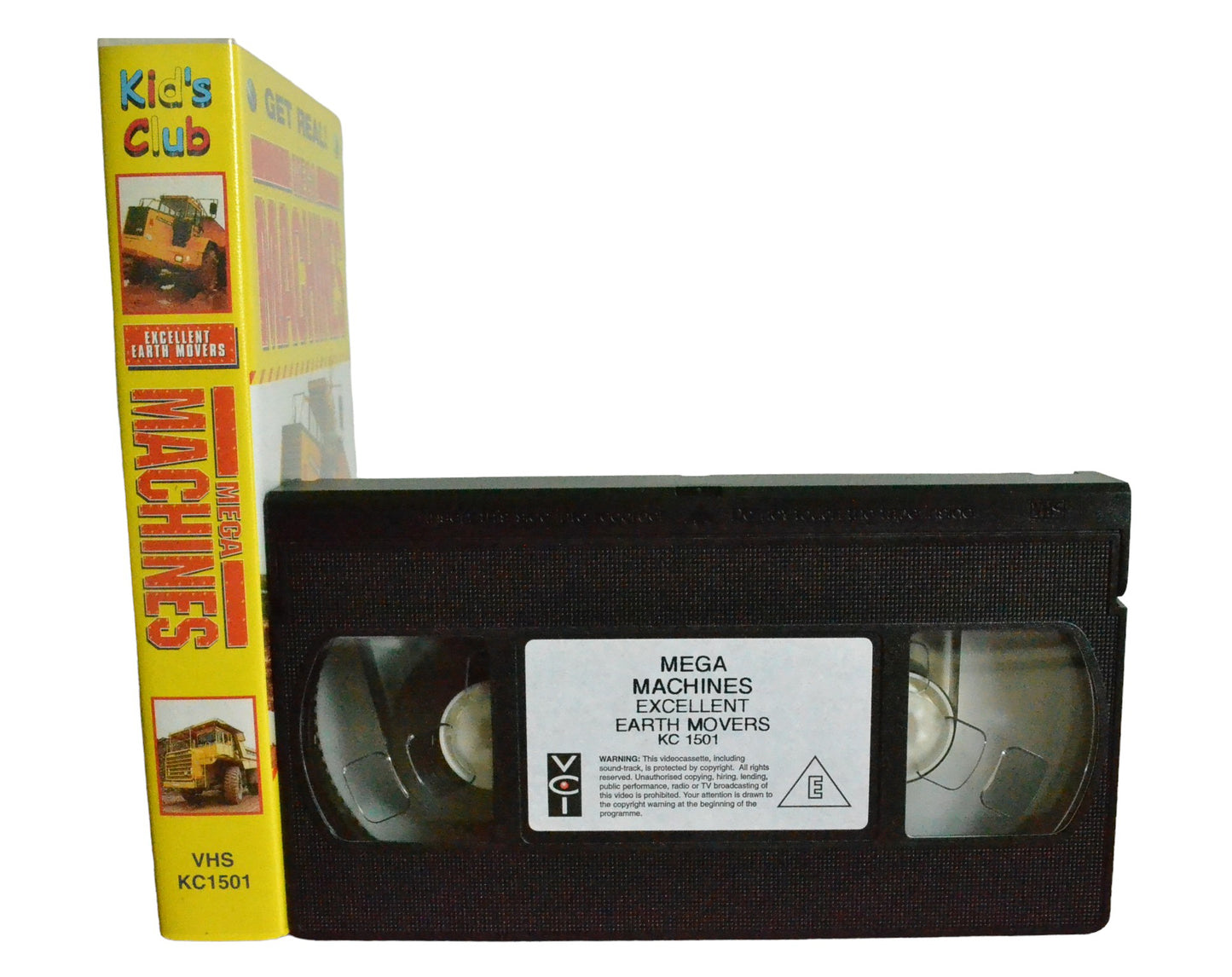 Mega Machines - Excellent Earth Movers - Video Collection International - KC1501 - Children - Pal - VHS-