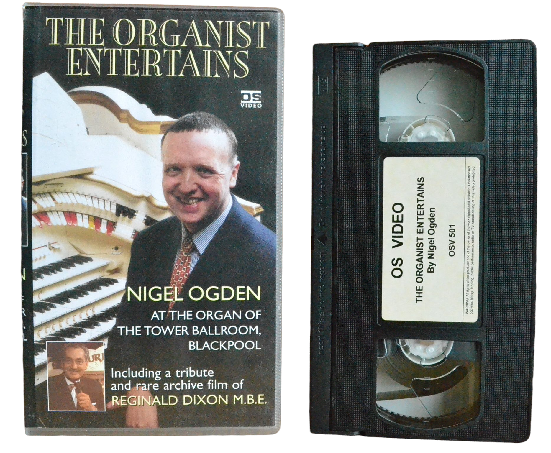 The Organist Entertains by Nigel Ogden - OS Video - Music - Pal VHS-