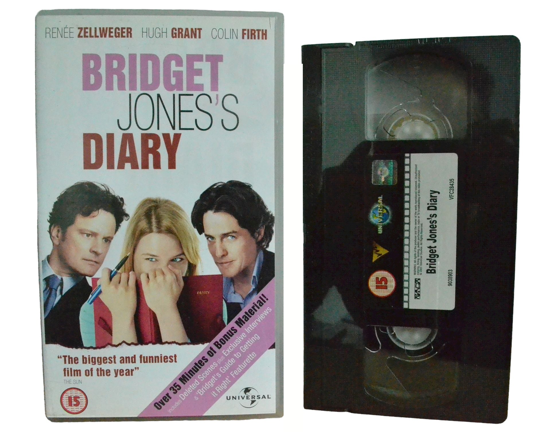 Bridget Jone's Diary - Renee Zellweger - Universal - Brand New Sealed - Pal VHS-