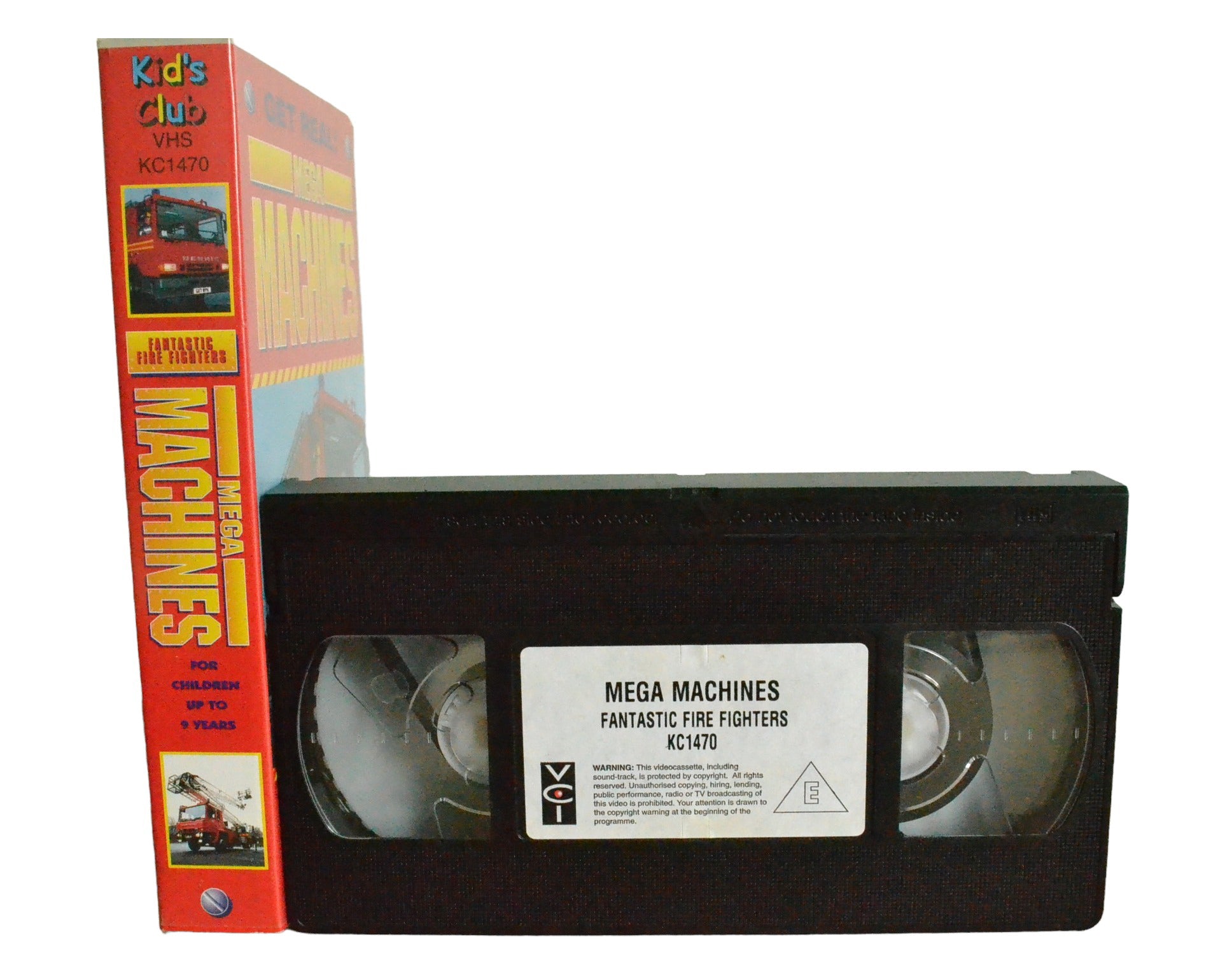 Mega Machines - Fantastic Fire Fighters - Video Collection International - KC1470 - Children - Pal - VHS-