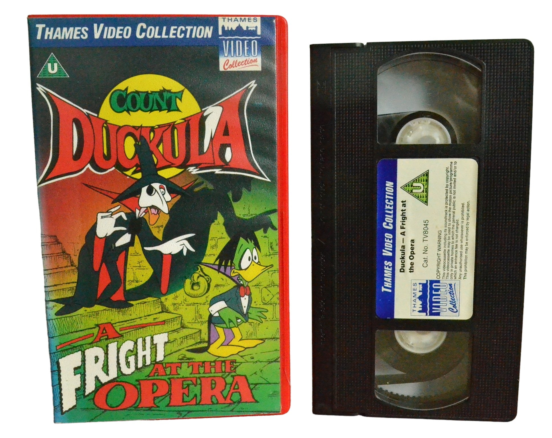 Count Duckula - A Fright at the Opera - Thames Video Collection - TV8045 - Children - Pal - VHS-