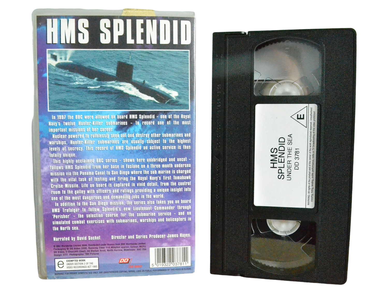 HMS Splendid- Under the Sea - DD - Vintage - Pal VHS-