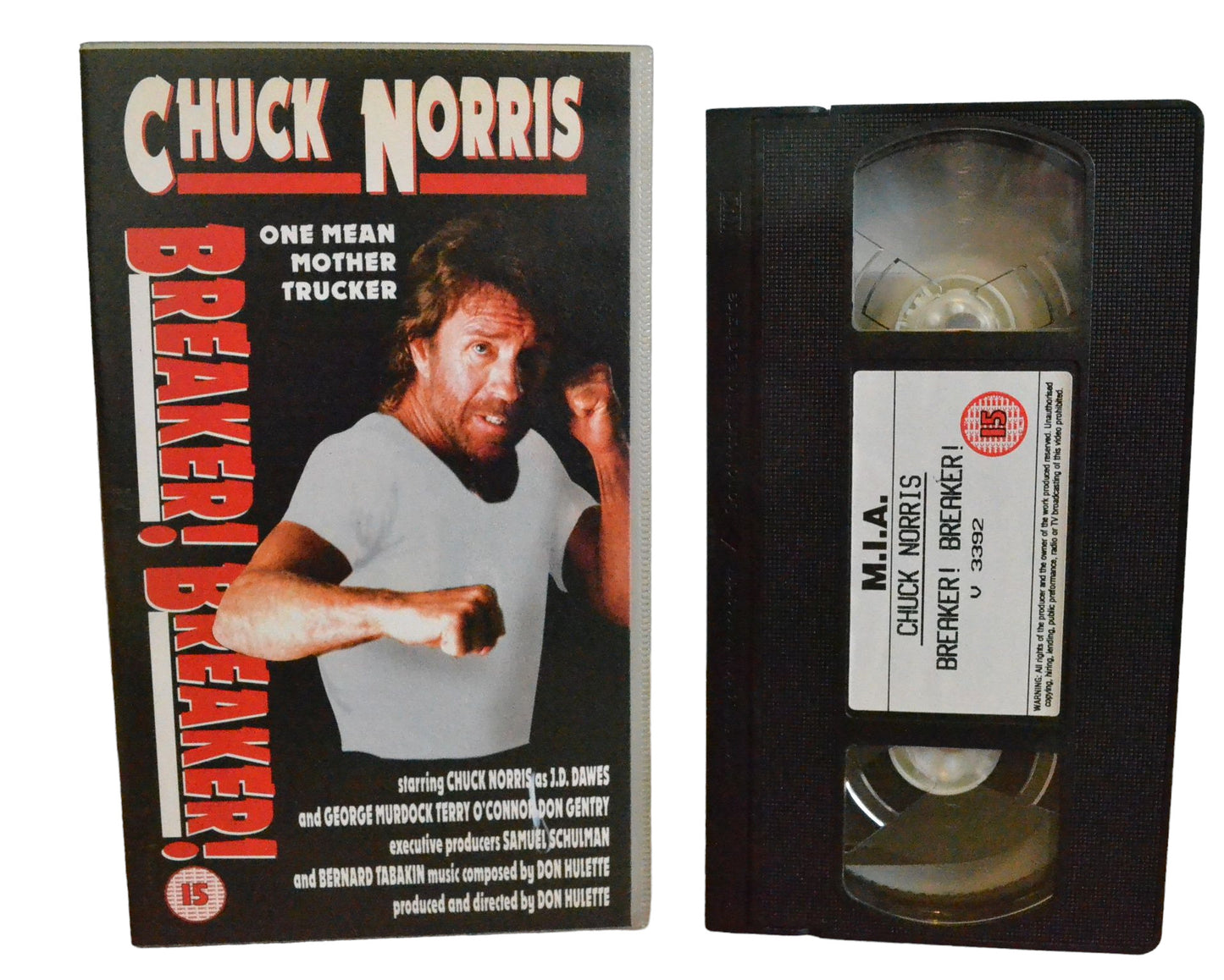 Chuck Norris Breaker! Breaker! - Chuck Norris - M.I.A. Video - V3392 - Action - Pal - VHS-