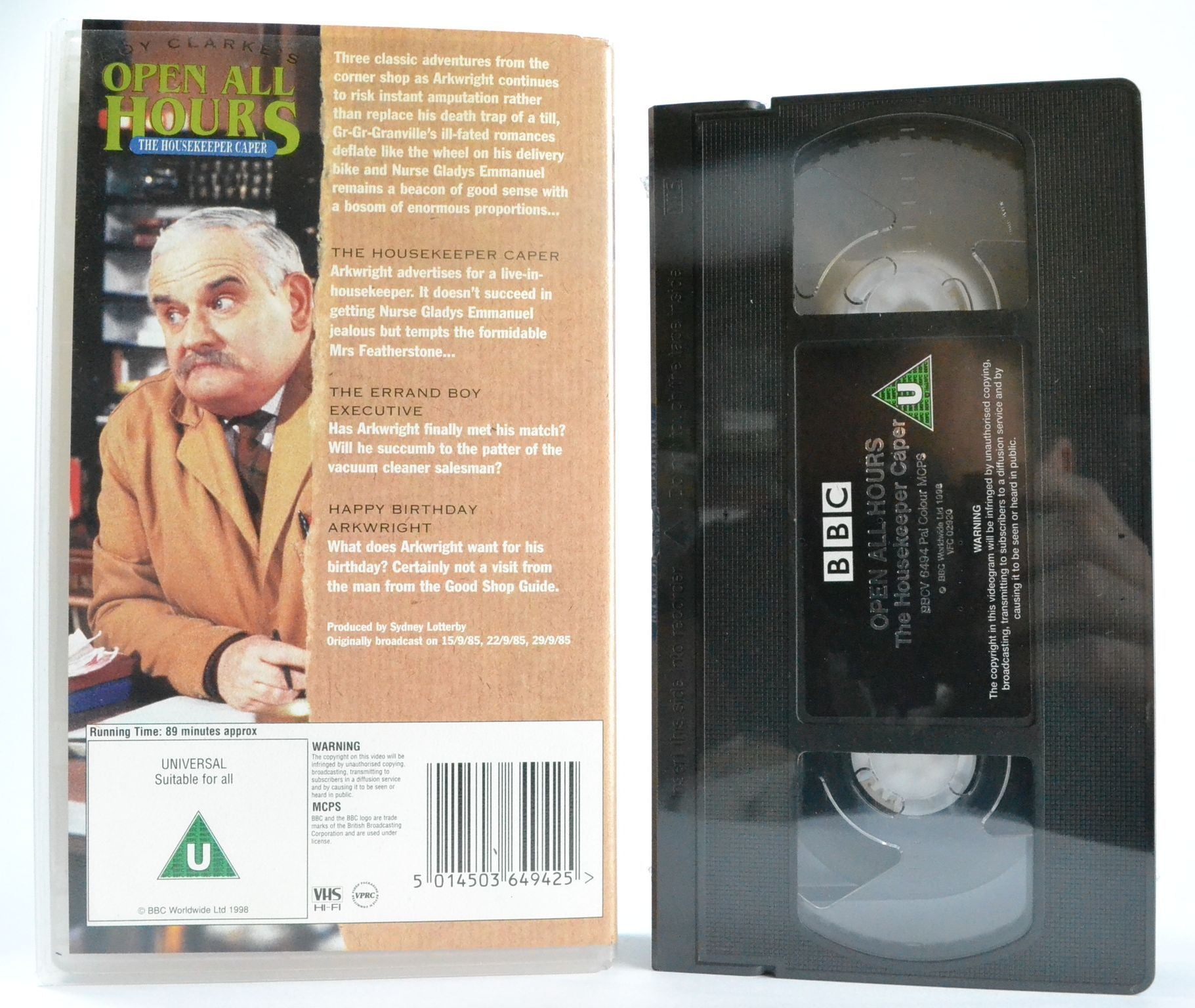 Open All Hours: [Brand New Sealed] The Housekeeper - Corner Shop Comedy - VHS-