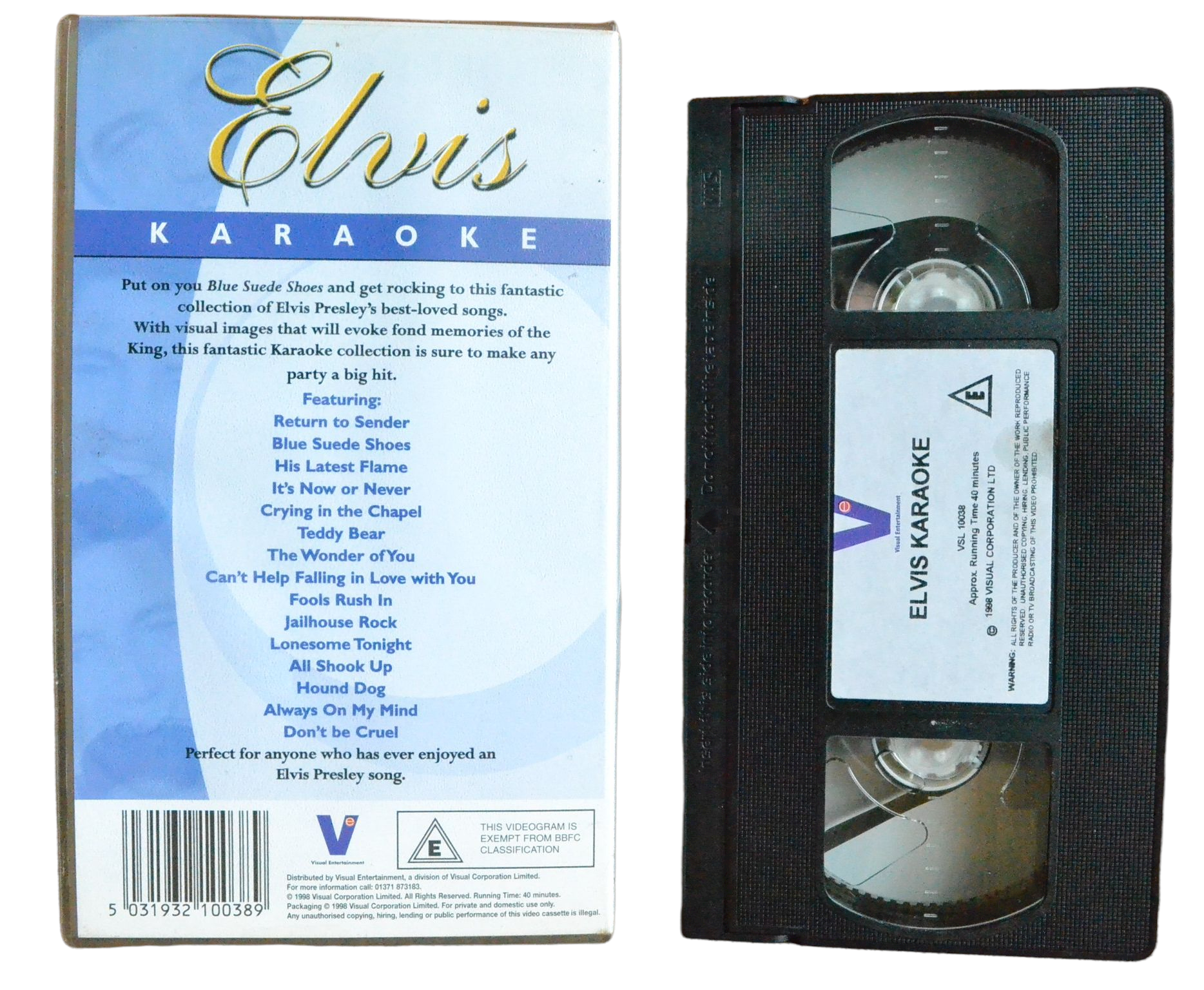 Elvis Karaoke: Sing Like the King - Elvis Presley - Visual Entertainment - Music - Pal VHS-