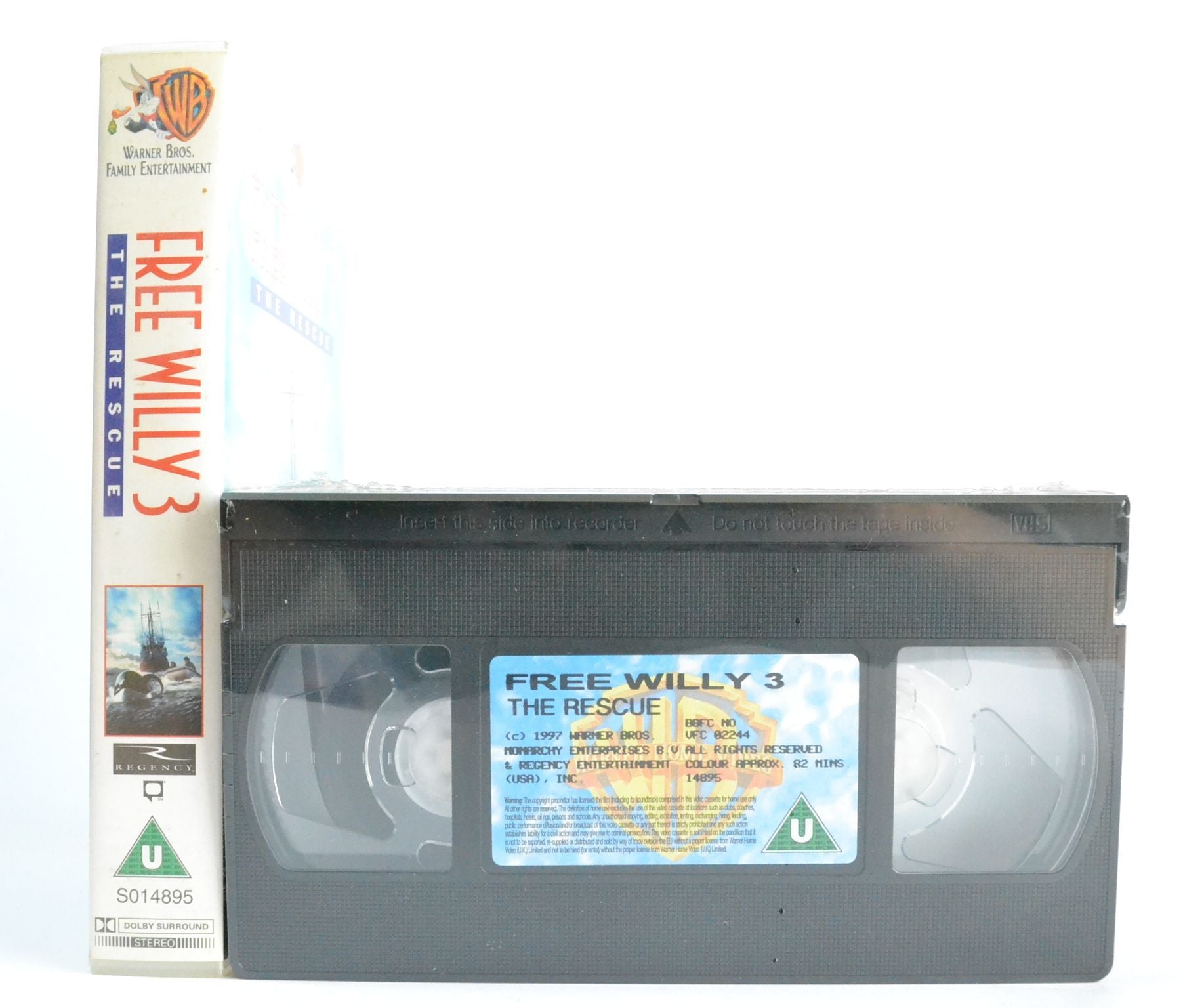 Free Willy 3: The Rescue [Brand New Sealed] - Family Adventure - Kids - VHS-