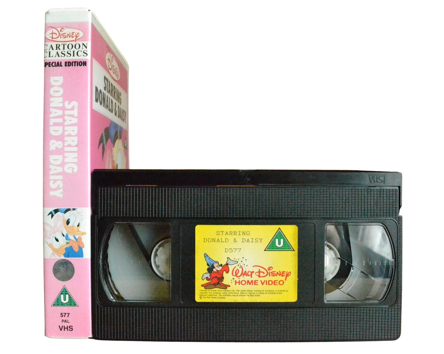 Disney Starring Donald & Daisy - Children’s - Pal VHS-