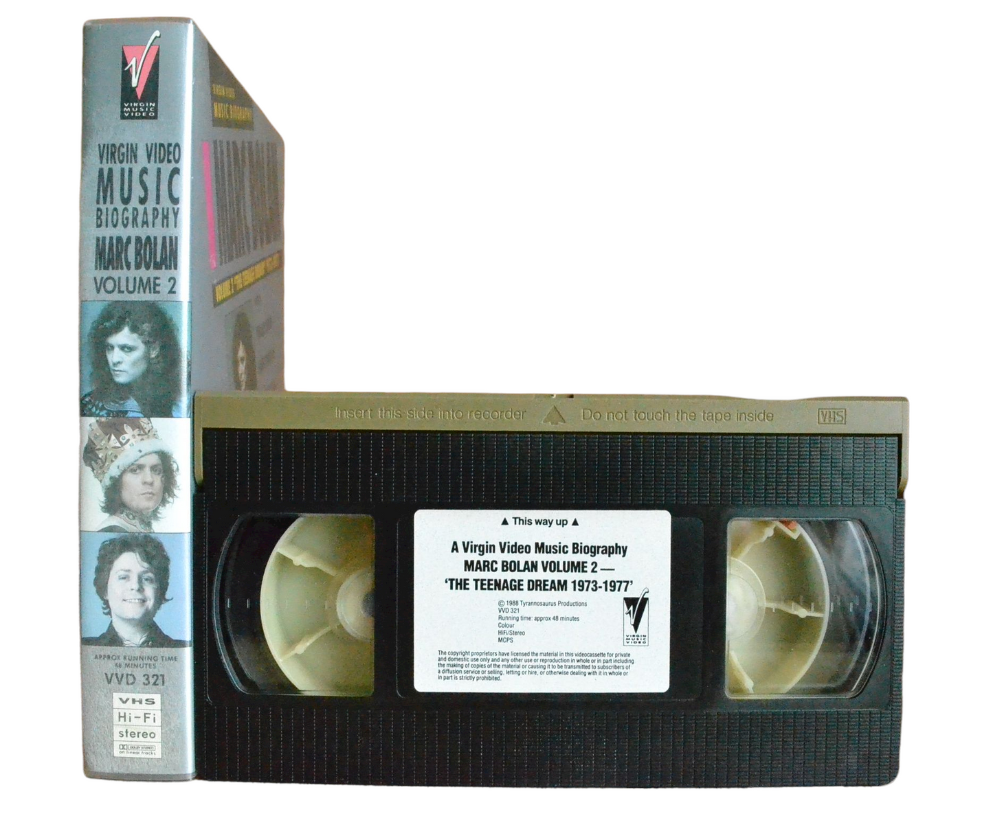 Marc Bolan Volume 2 - 'The Teenage Dream 1973-1977' - Marc Bolan - Virgin Music Video - Music - Pal VHS-