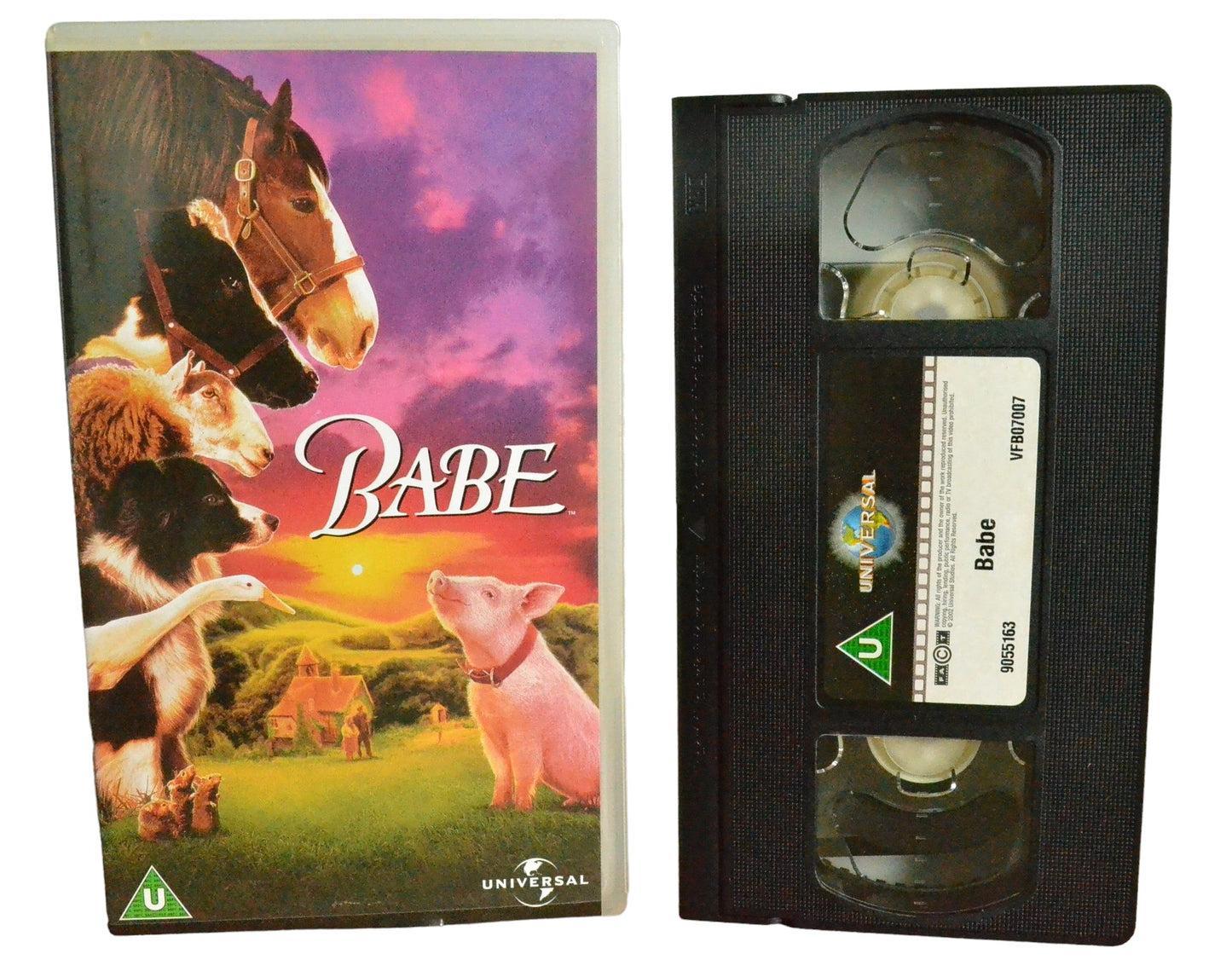 Babe (A Littel Pig Goes A Long Way) - James Cromwell - Universal Pictures - 9055163 - Children - Pal - VHS-