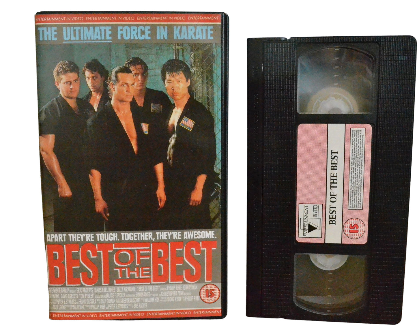 Best Of The Best - Eric Roberts - Entertainment In Video - EVS1050 - Action - Pal - VHS-