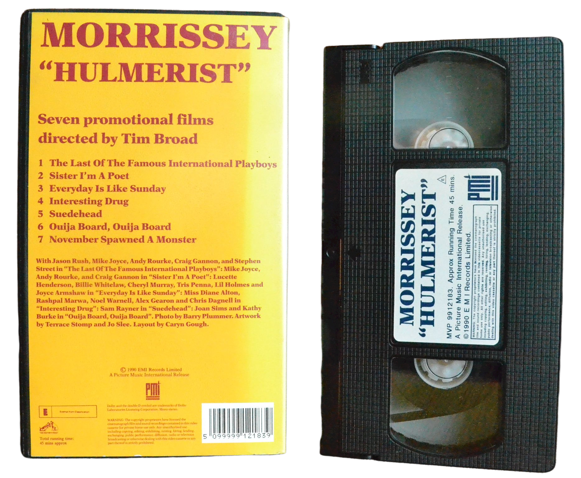 Morrissey ''hulmerist'' - Craig Gannon - PMI Picture Music International - Music - Pal VHS-