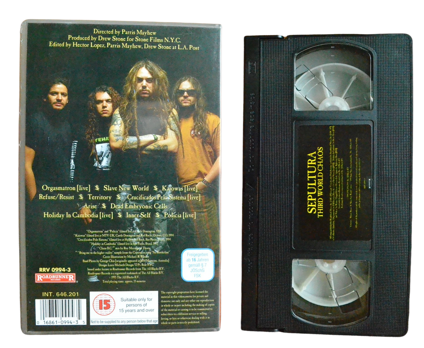 Sepultura: Third World Chaos - Max Cavalera - Roadrunner - Music - Pal VHS-