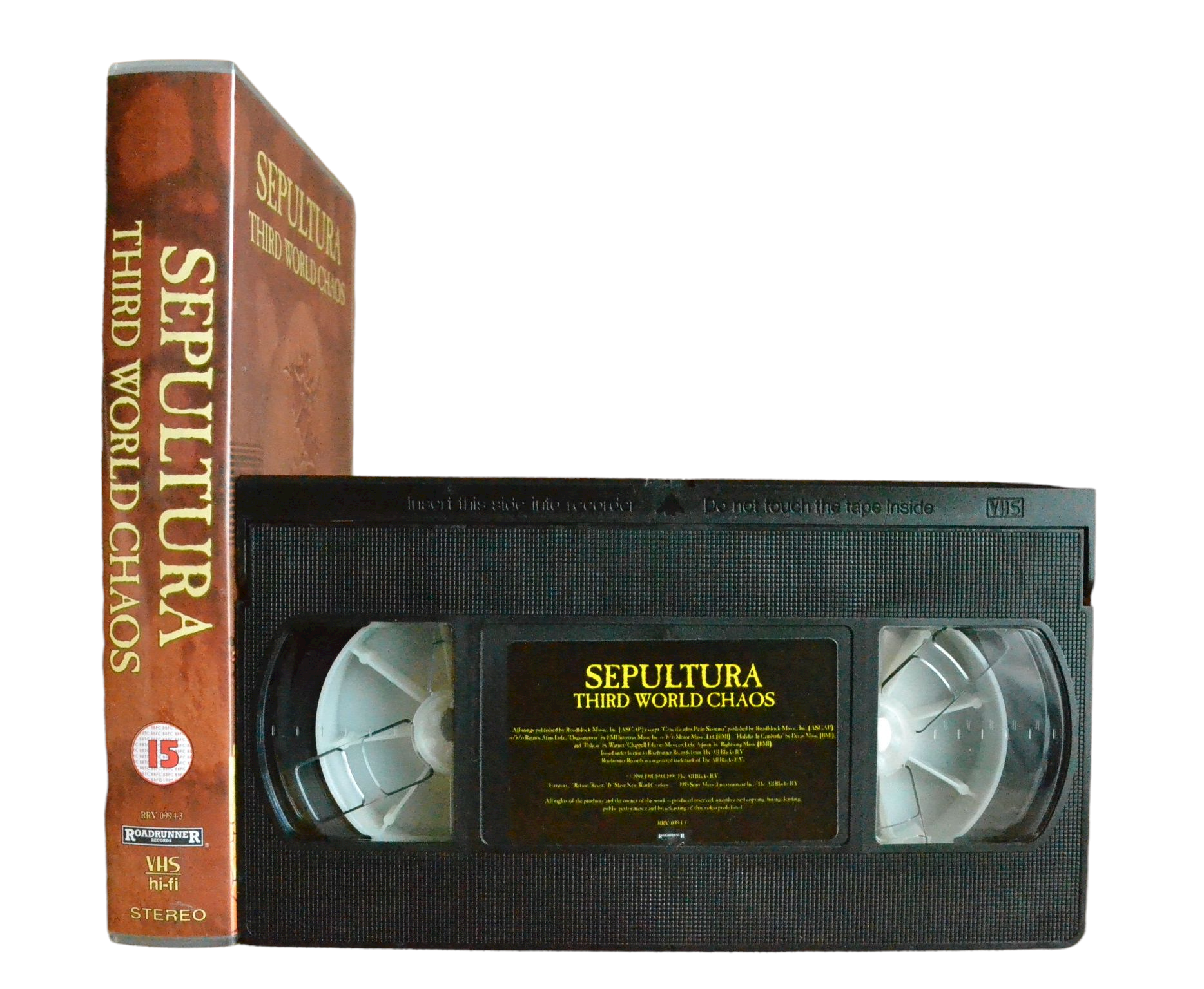 Sepultura: Third World Chaos - Max Cavalera - Roadrunner - Music - Pal VHS-