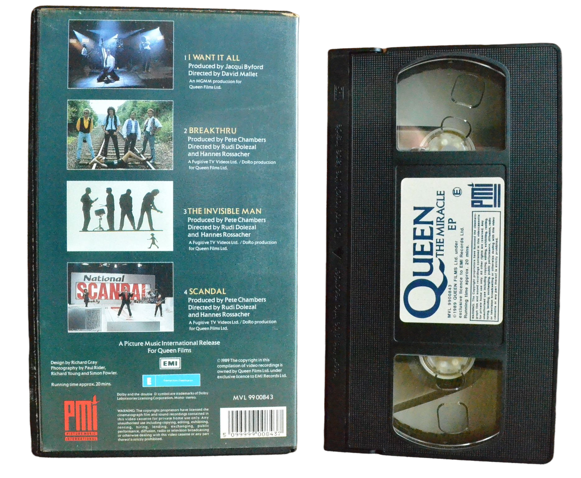 Queen The Miracle EP (I Want It All / Breakthru) - Queen - Picture Music International - Music - Pal VHS-