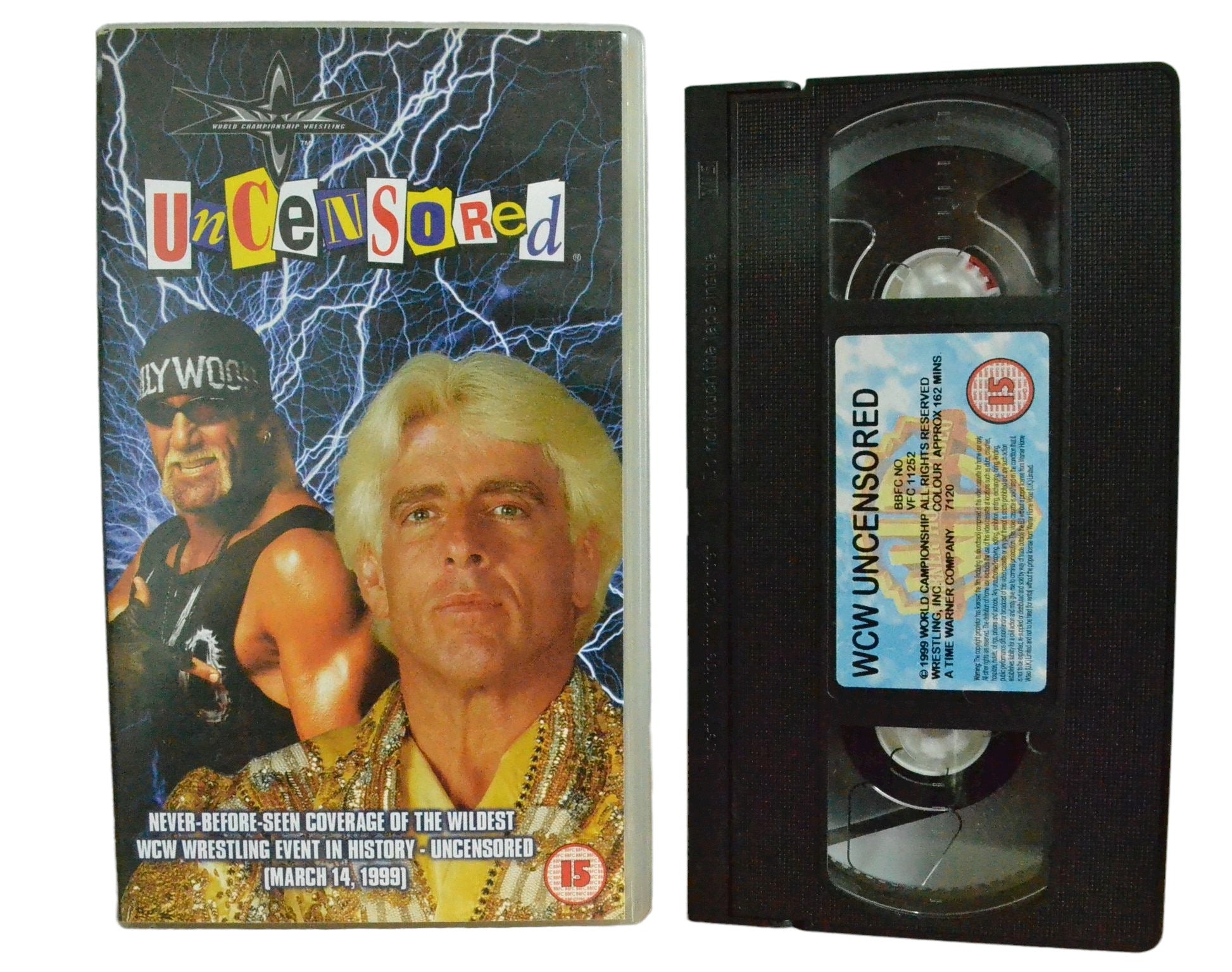 WCW Uncensored - Warner Home Video - Wrestling - Pal VHS-