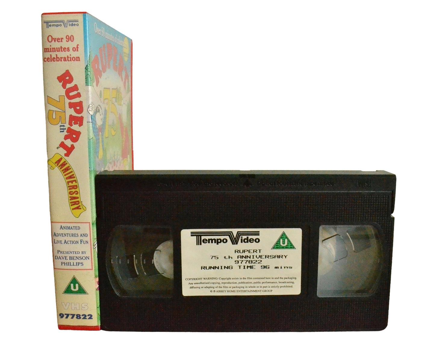 Rupert 75th Anniversary - Tempo Video - 977822 - Children - Pal - VHS-